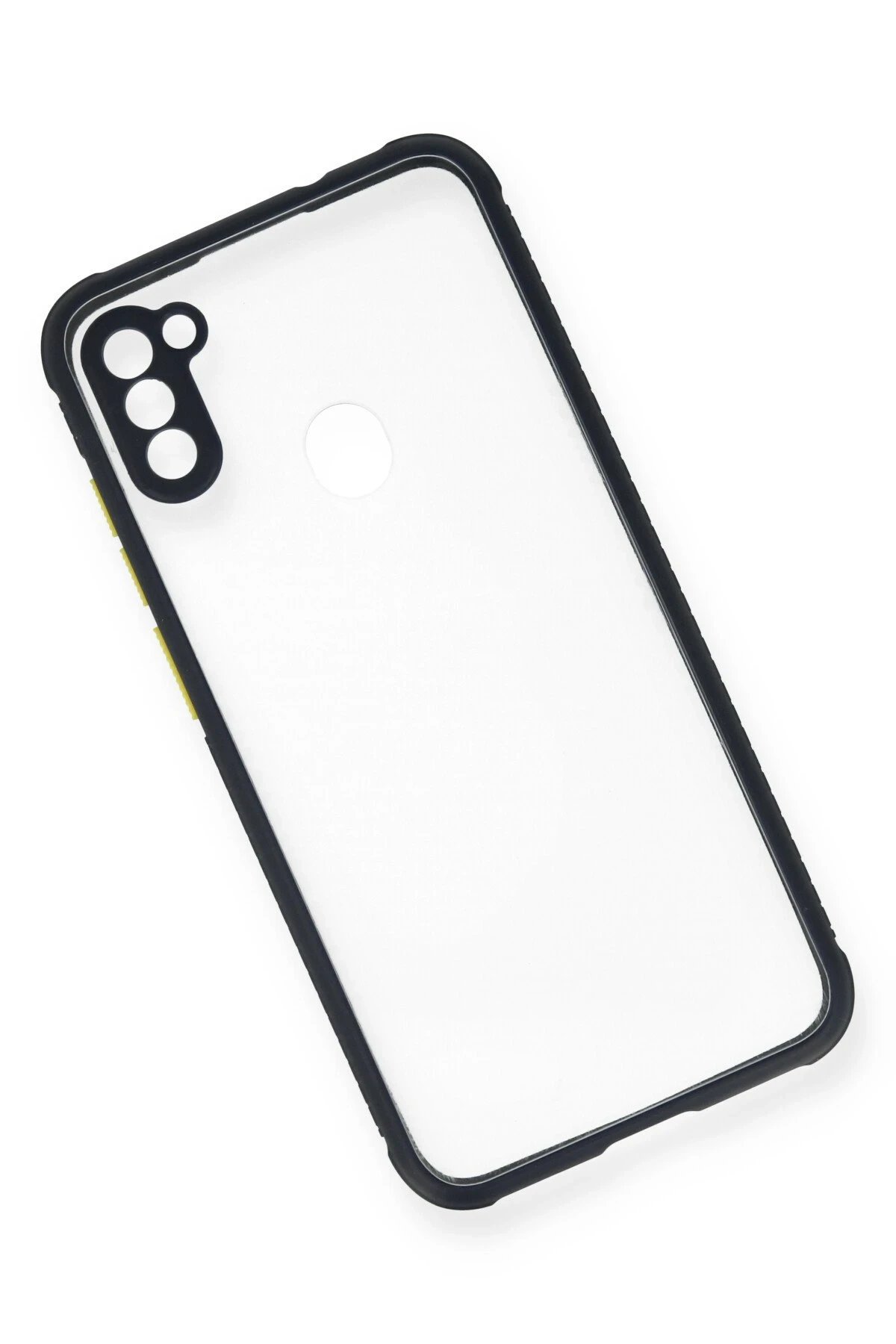 Newface Samsung Galaxy A11 Kılıf Miami Şeffaf Silikon - Lacivert