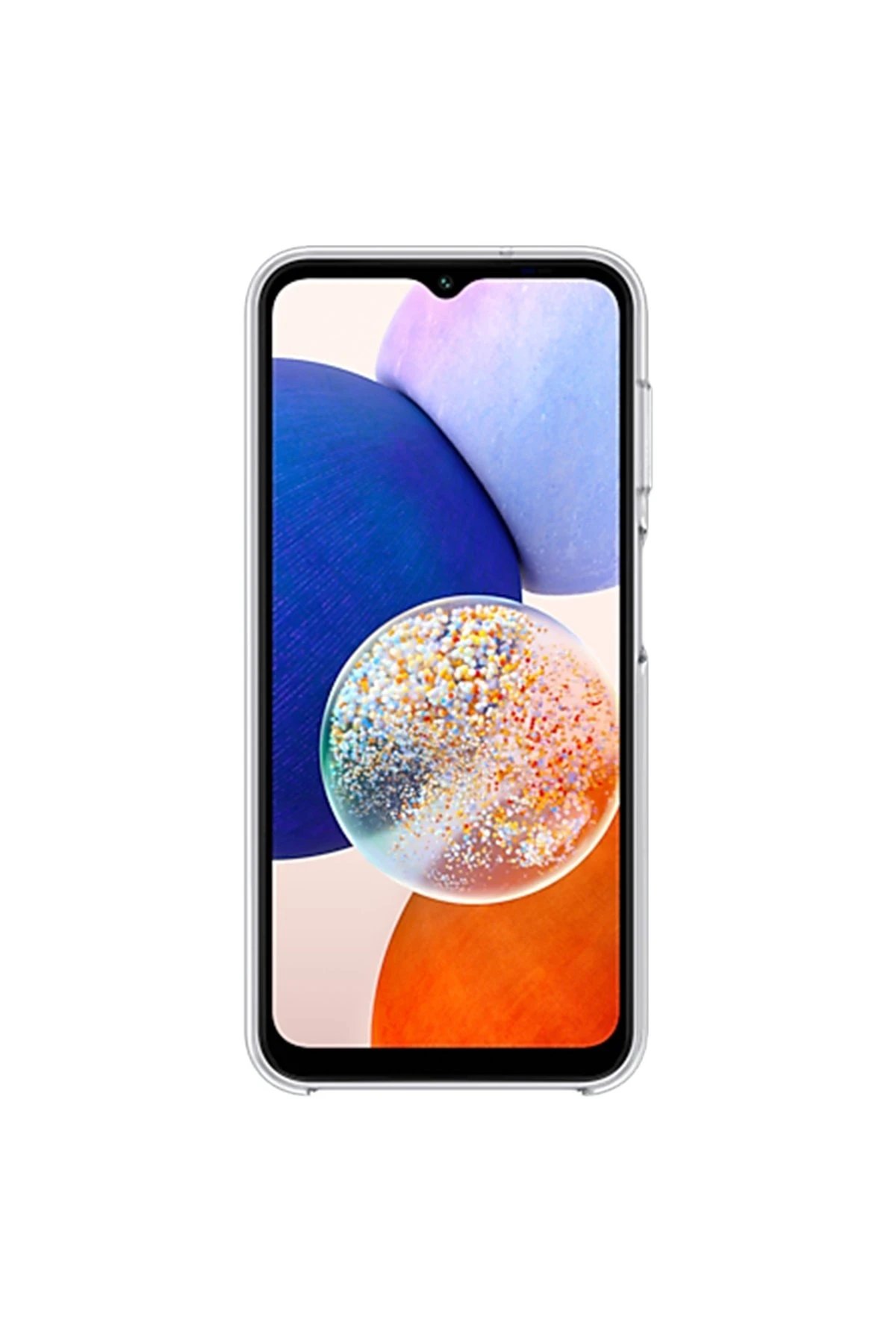 Newface Samsung Galaxy A14 4G Kılıf Lüx Şeffaf Silikon