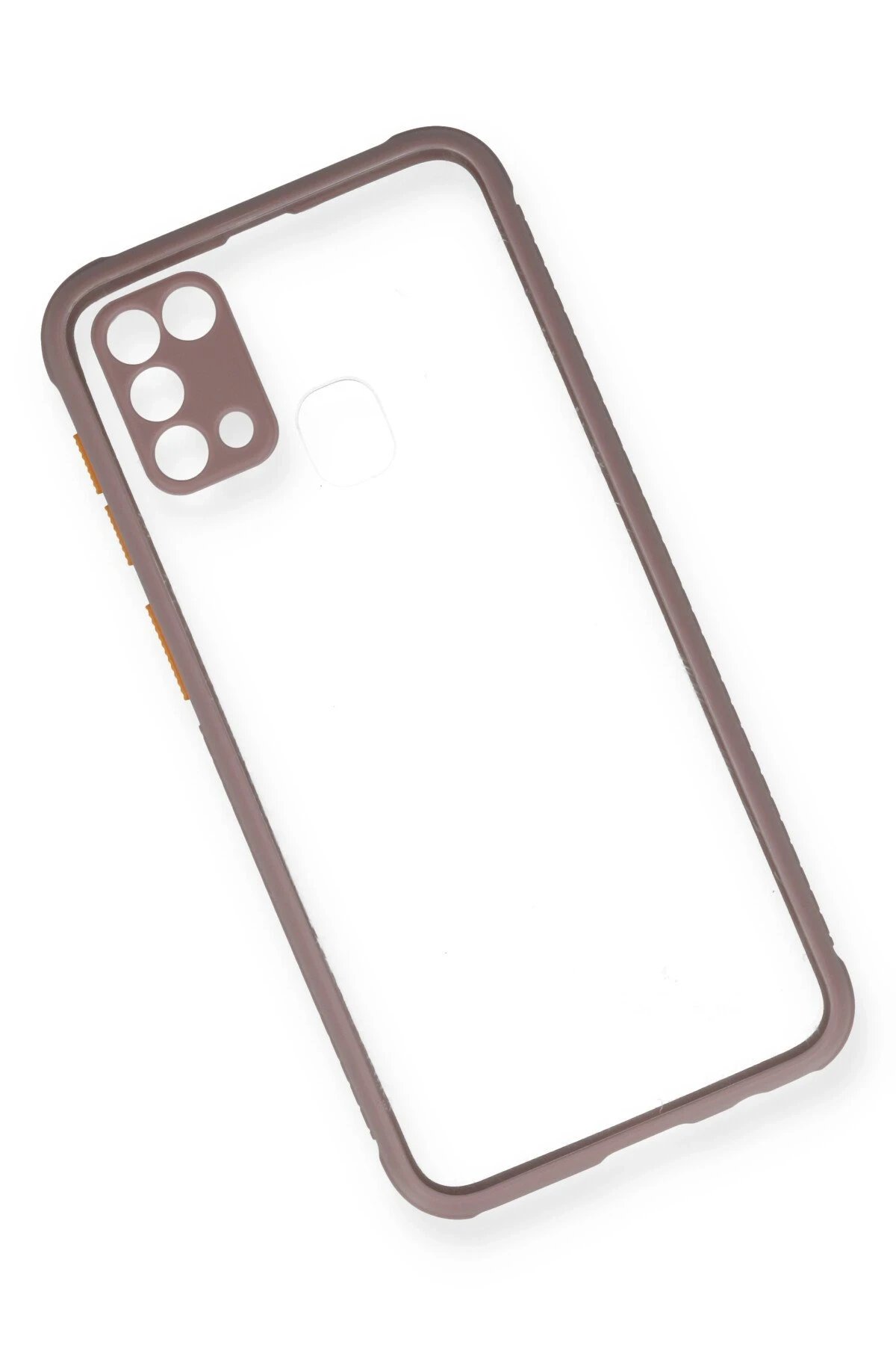 Newface Samsung Galaxy M31 Kılıf Miami Şeffaf Silikon - Açık Mor