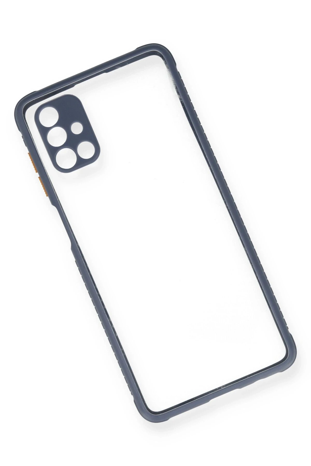 Newface Samsung Galaxy M51 Kılıf Miami Şeffaf Silikon - Gri