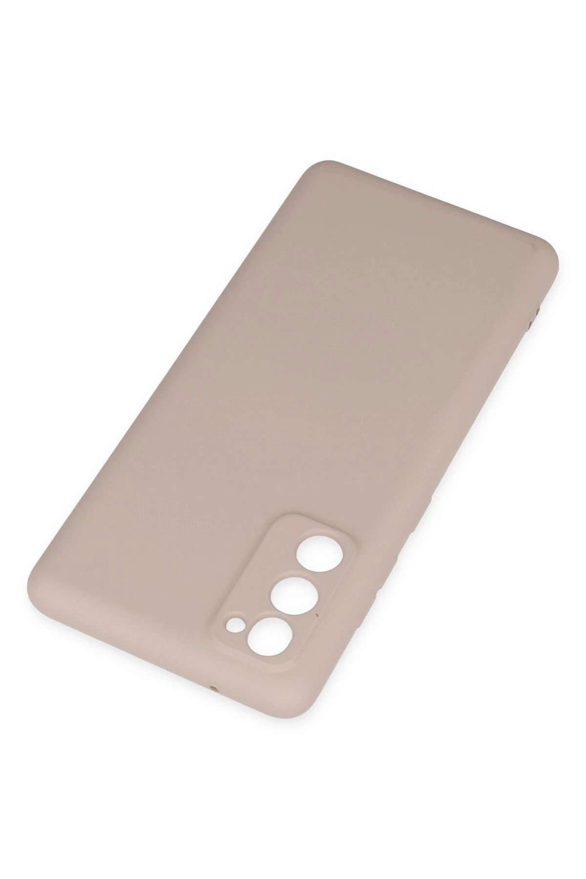 Newface Samsung Galaxy S20 FE Kılıf Nano içi Kadife Silikon - Pudra