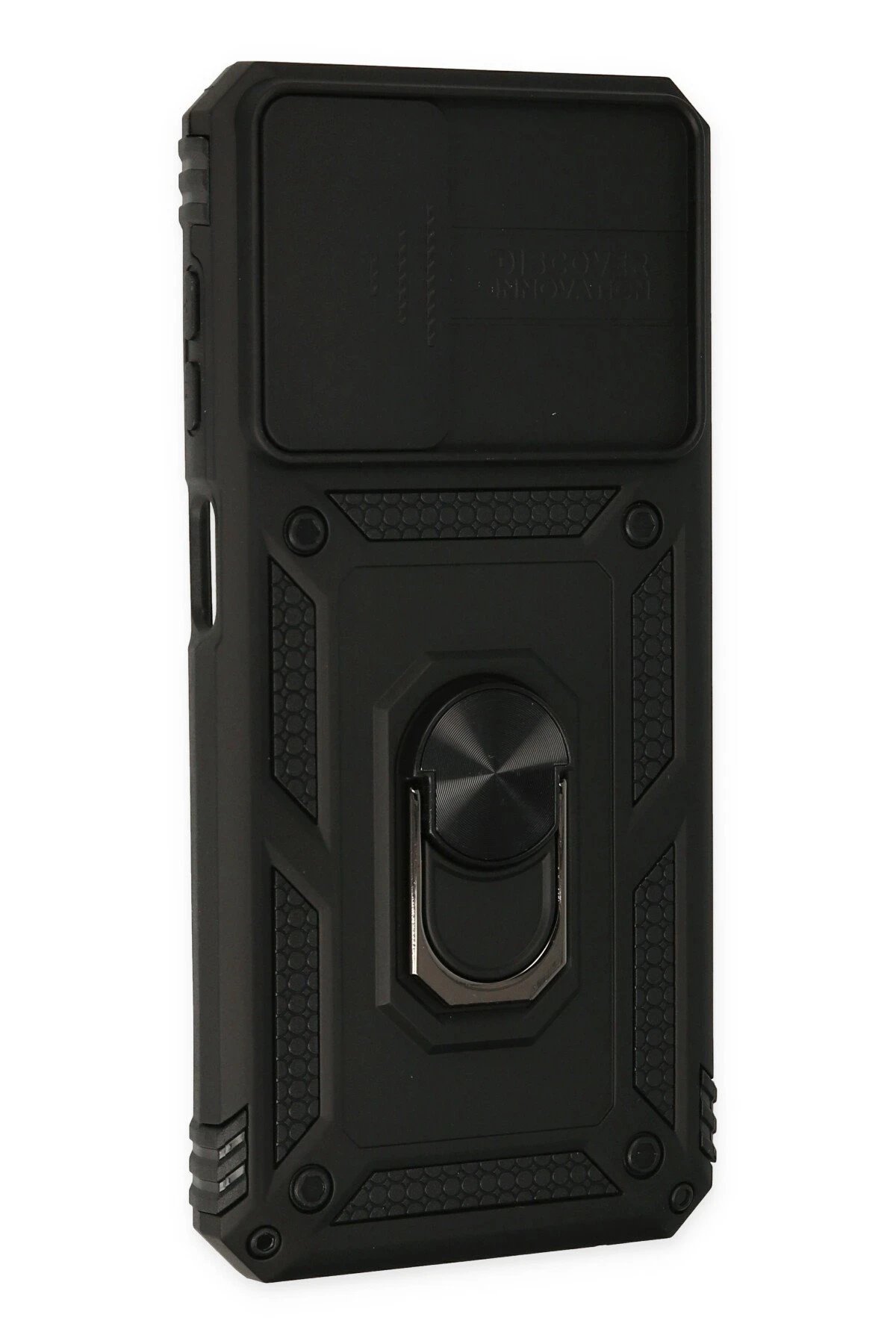 Newface Samsung Galaxy A33 5G Kılıf Pars Lens Yüzüklü Silikon - Siyah