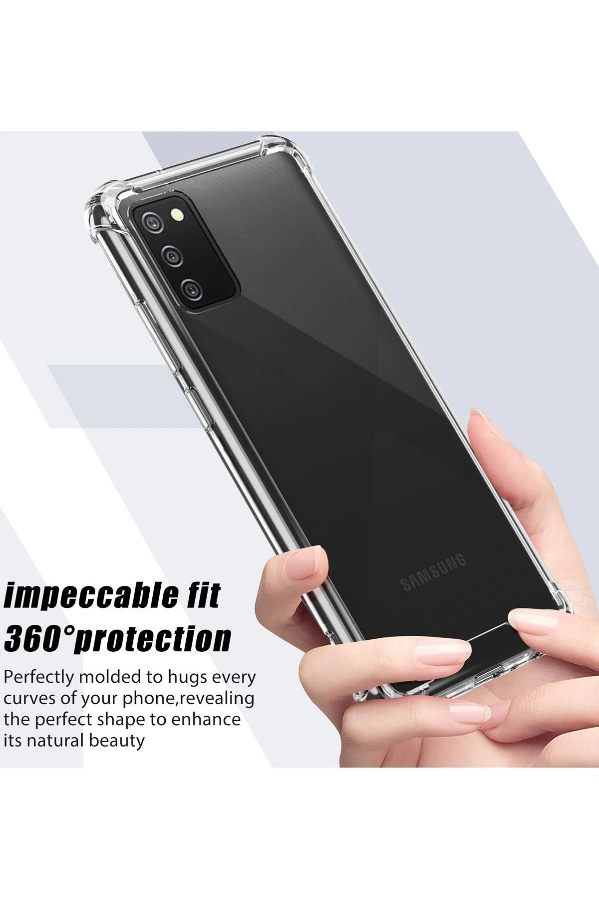 Newface Samsung Galaxy A02S Kılıf Olex Tpu Silikon