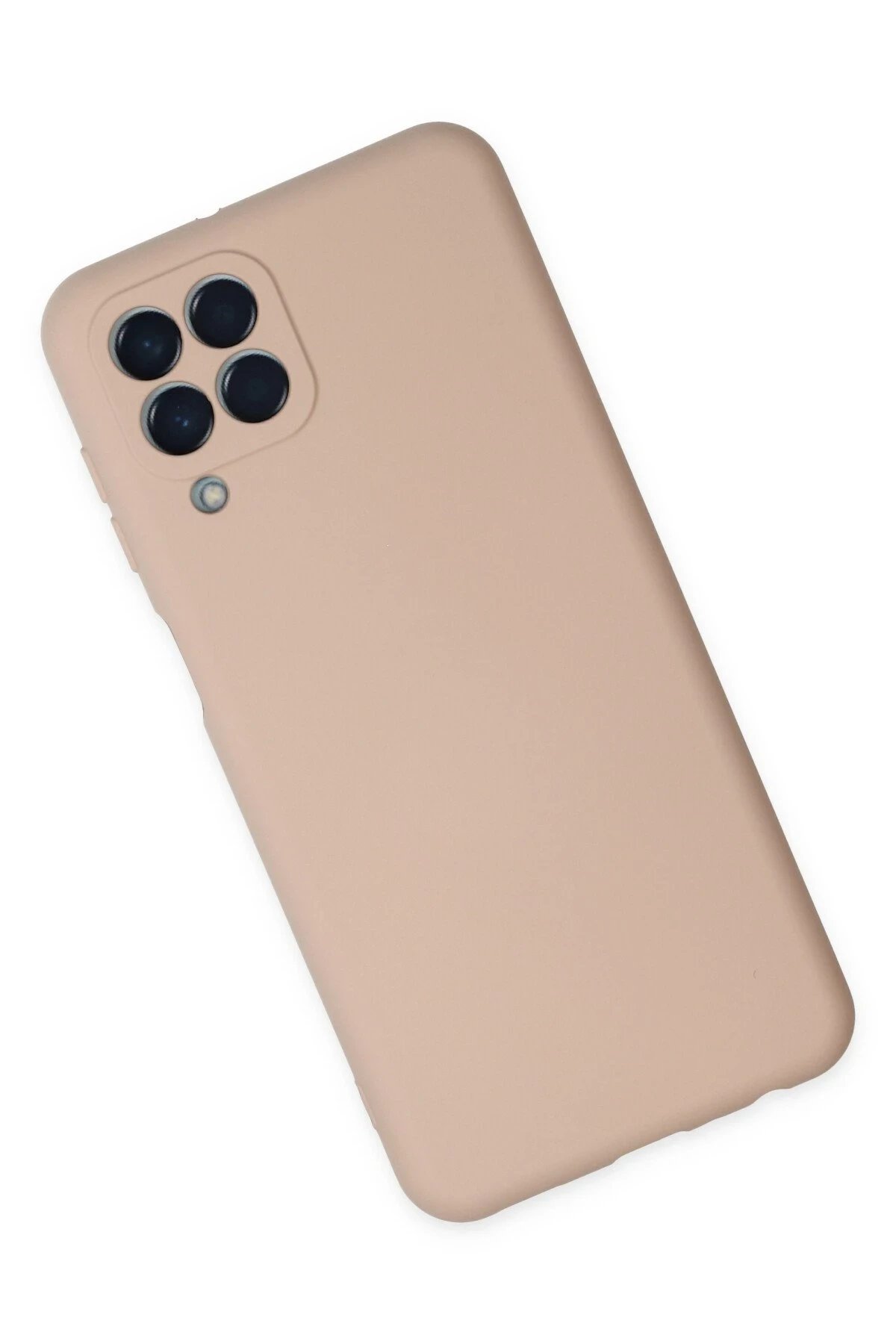 Newface Samsung Galaxy M33 Kılıf Nano içi Kadife Silikon - Pudra