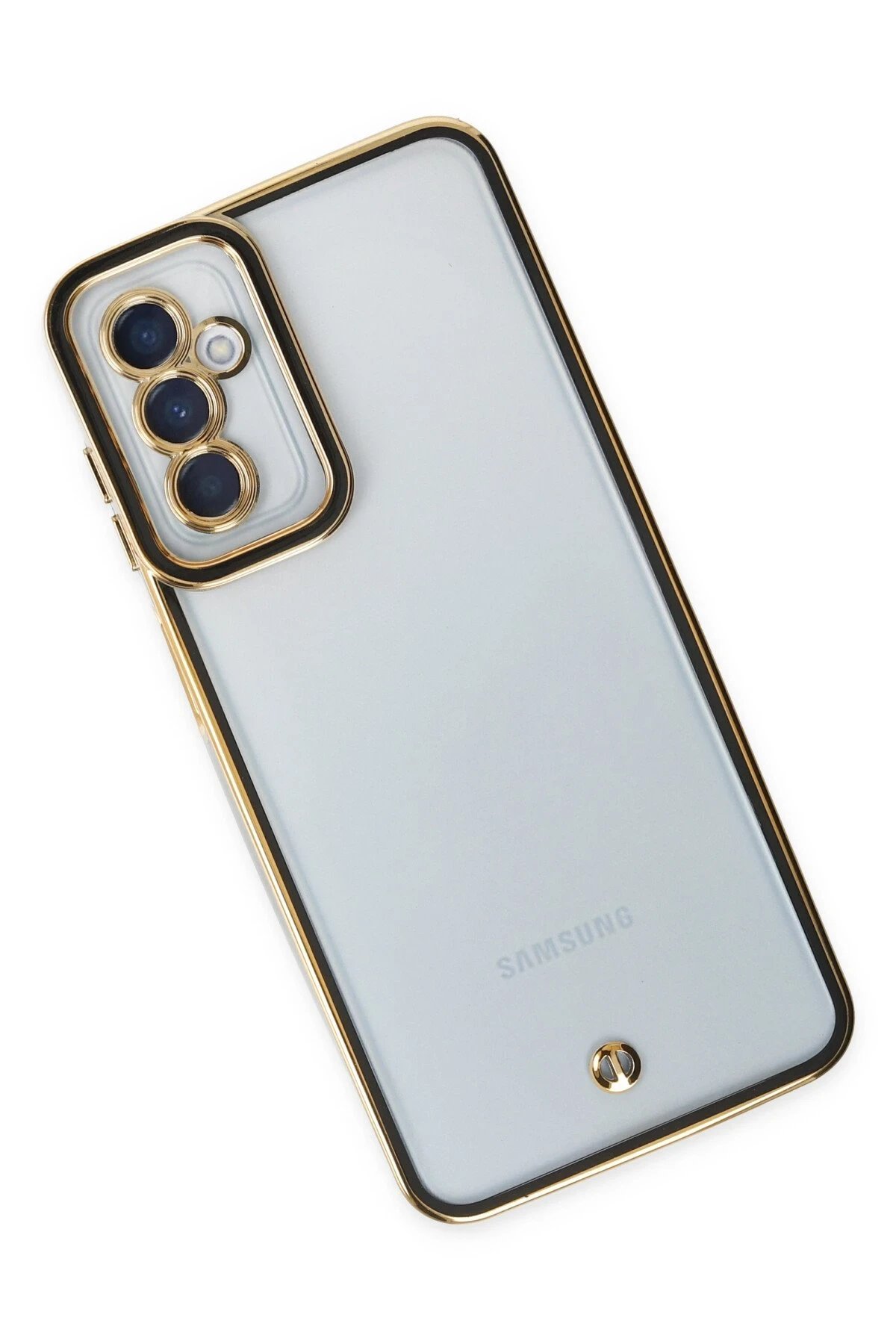 Newface Samsung Galaxy M23 Kılıf Liva Lens Silikon - Siyah