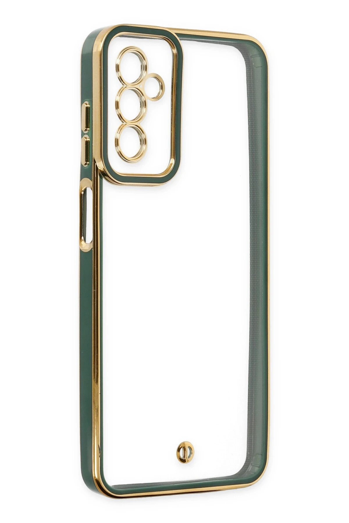 Newface Samsung Galaxy M23 Kılıf Liva Lens Silikon - Yeşil