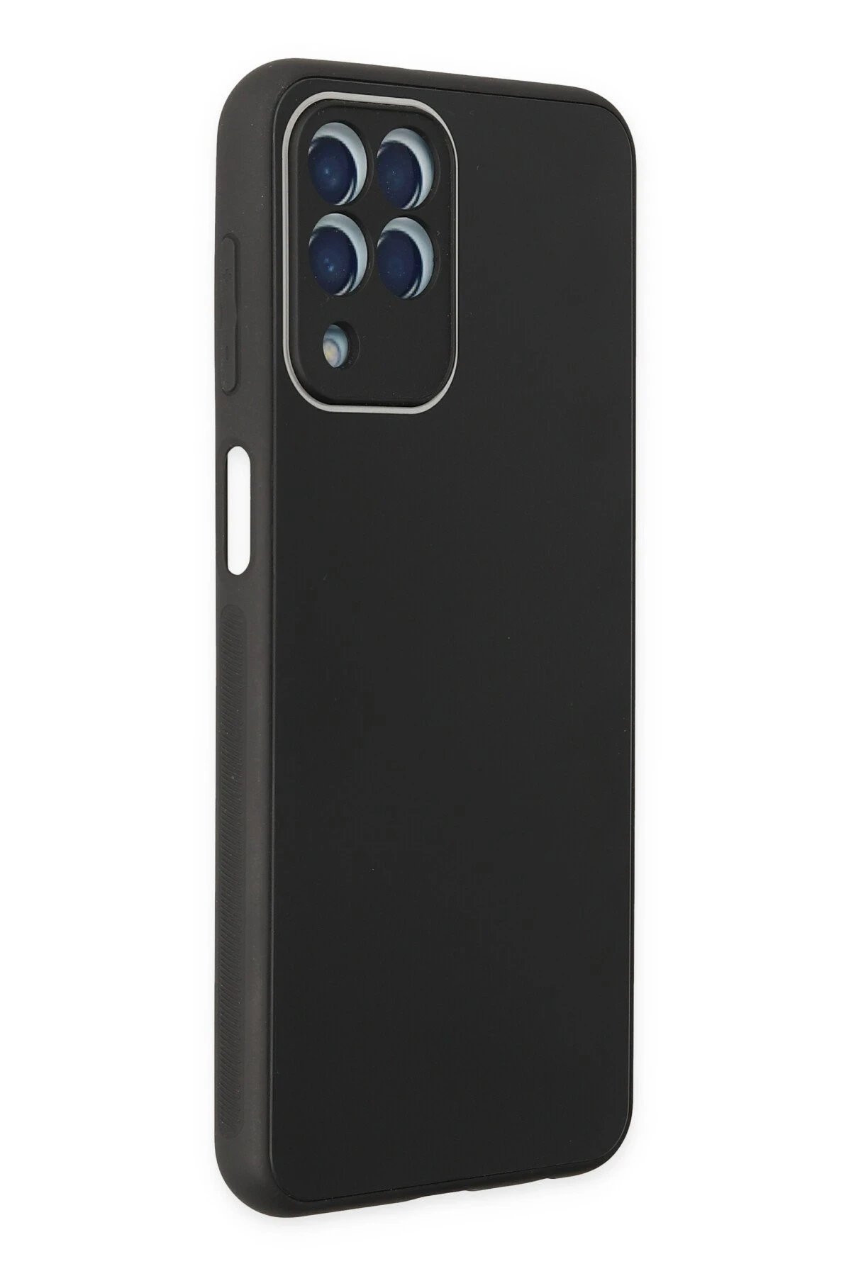 Newface Samsung Galaxy M33 Kılıf Glass Kapak - Siyah