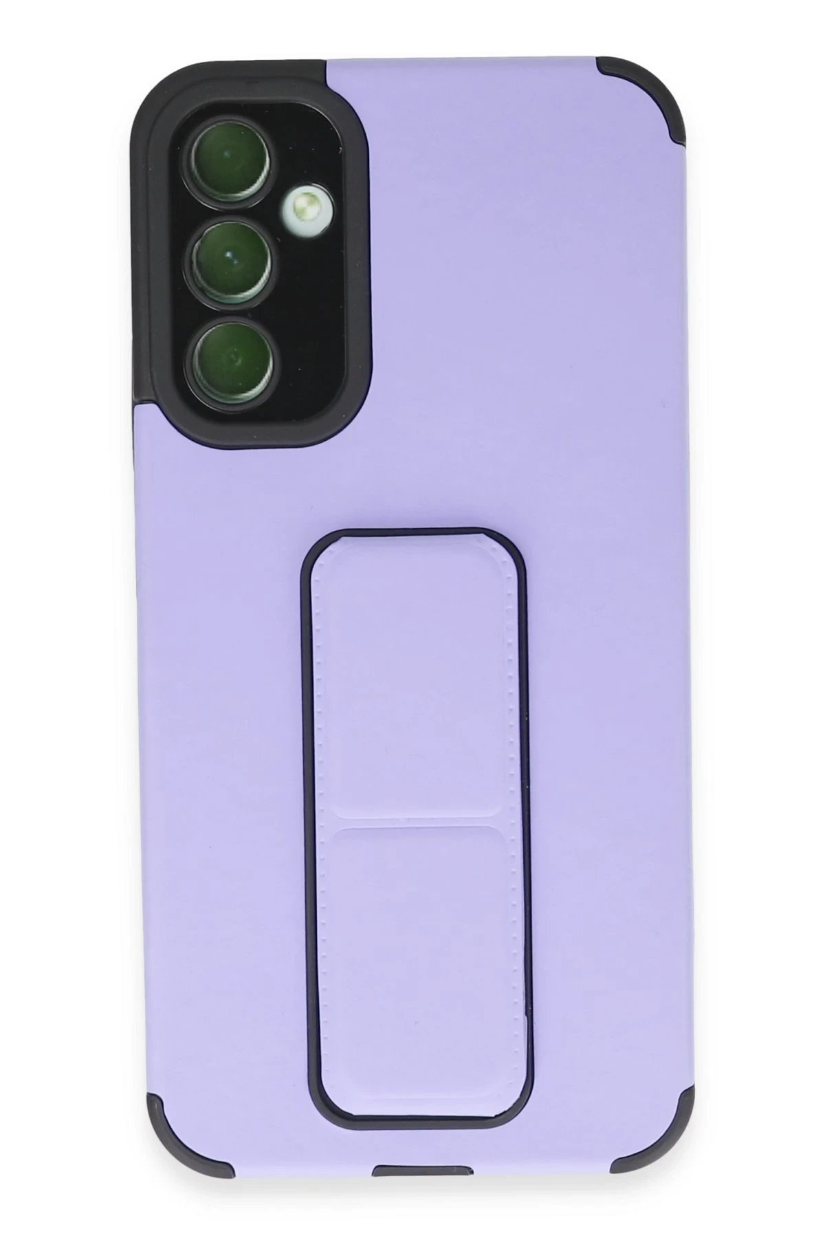 Newface Samsung Galaxy A54 5G Kılıf Mega Standlı Silikon - Lila