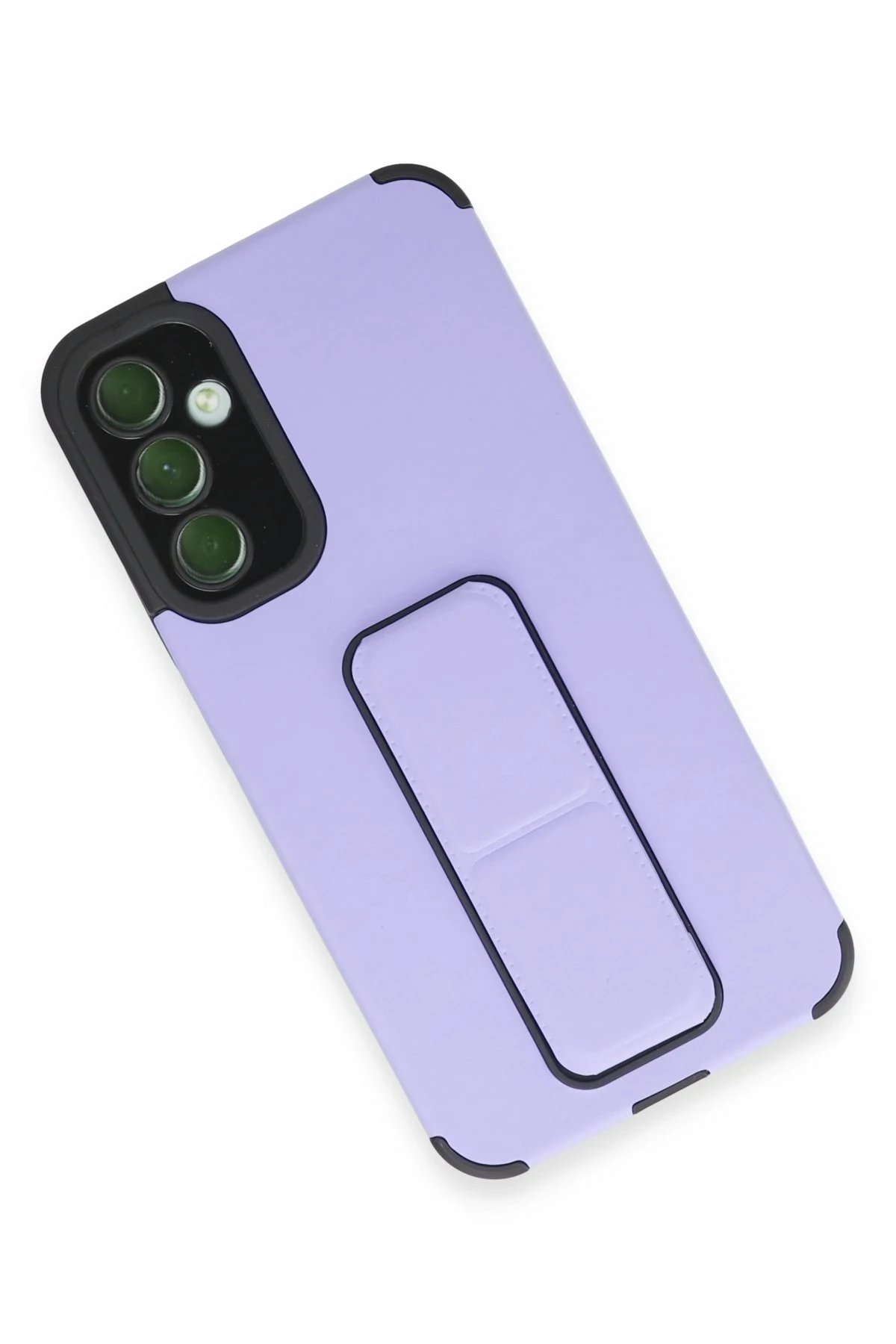 Newface Samsung Galaxy A54 5G Kılıf Mega Standlı Silikon - Lila