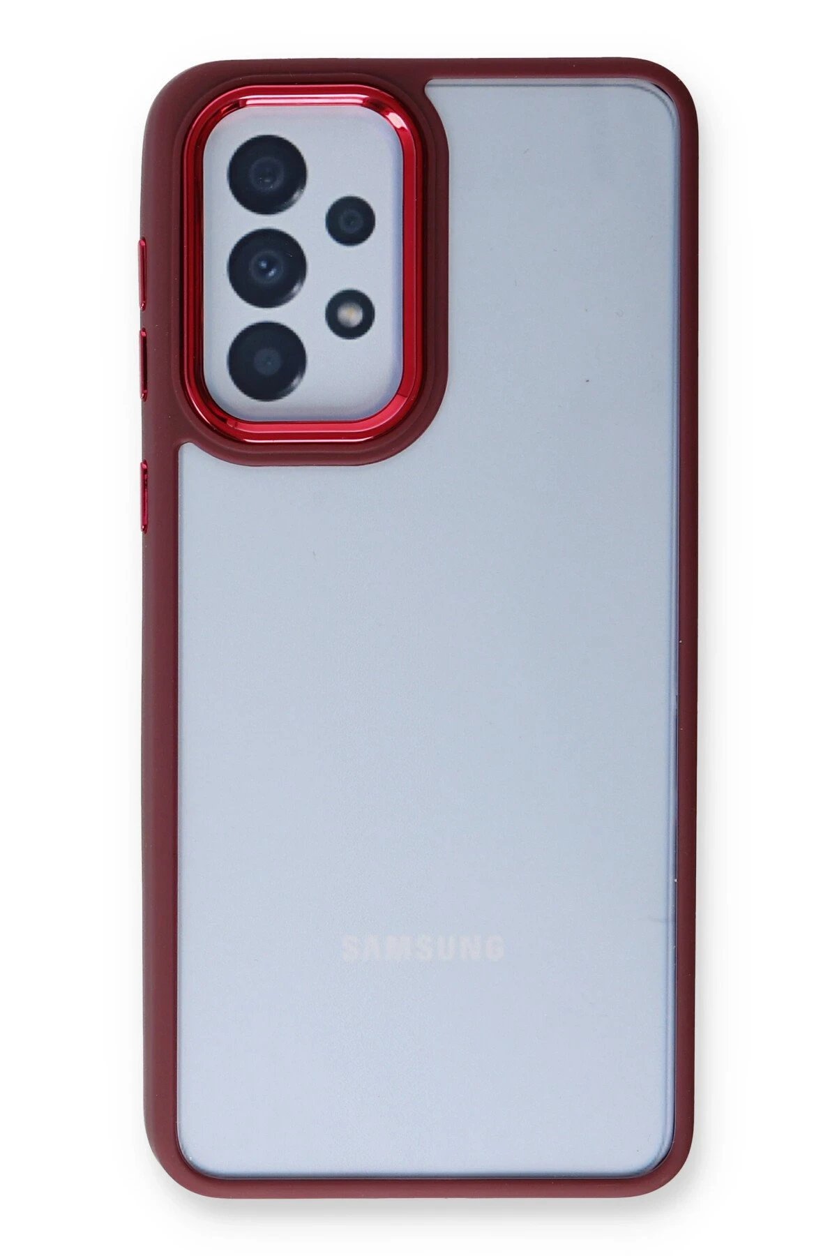 Newface Samsung Galaxy A23 4G Kılıf Dora Kapak - Kırmızı