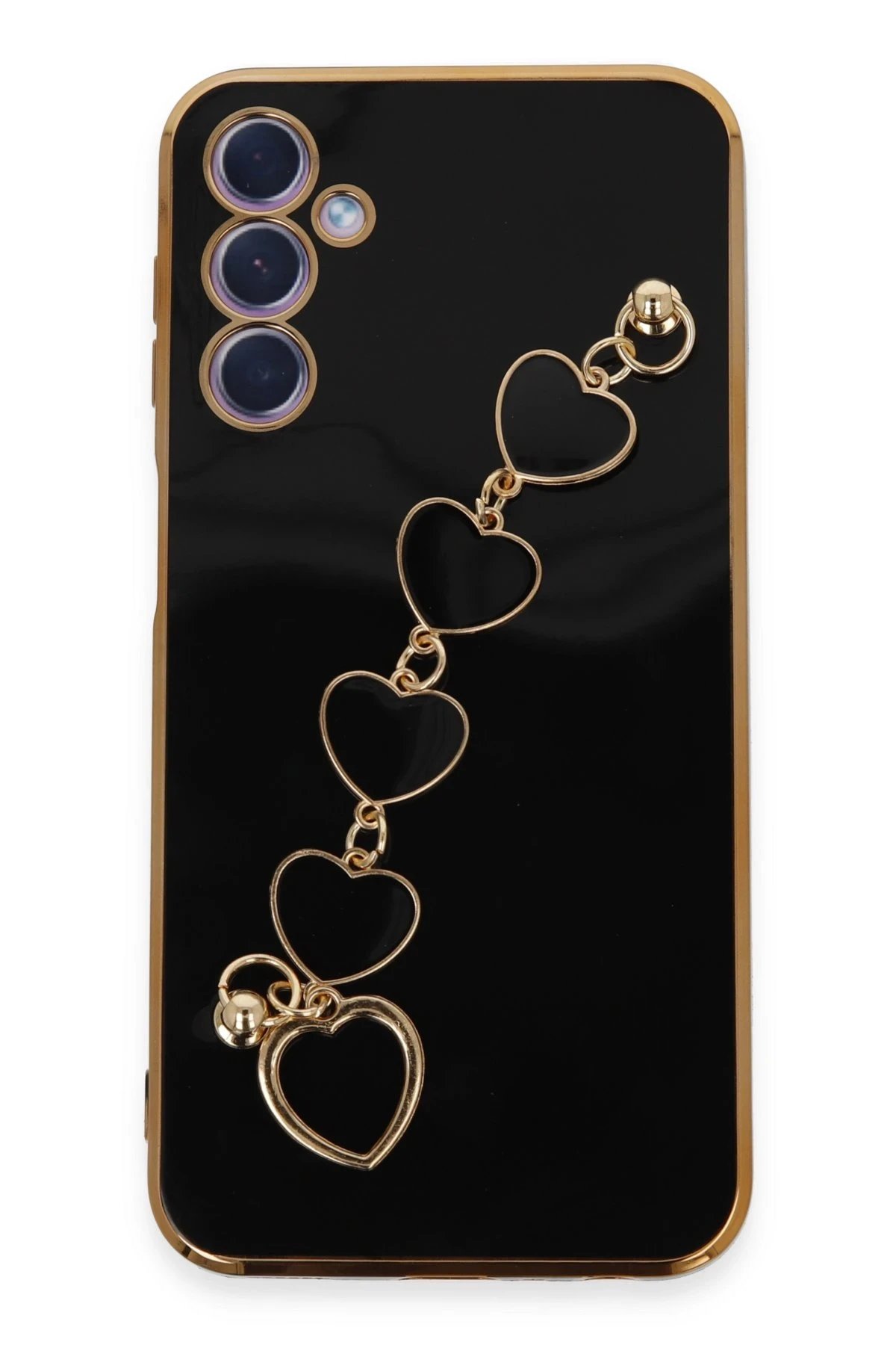 Newface Samsung Galaxy A24 4G Kılıf Esila Silikon - Siyah