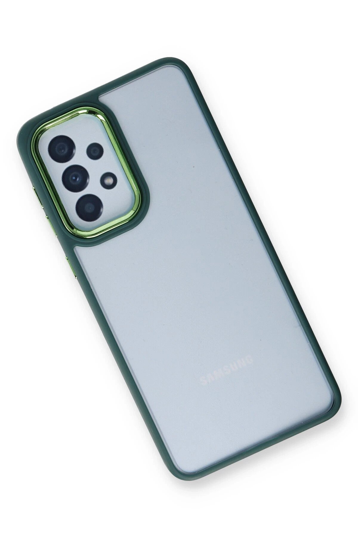 Newface Samsung Galaxy A73 5G Kılıf Dora Kapak - Haki Yeşil