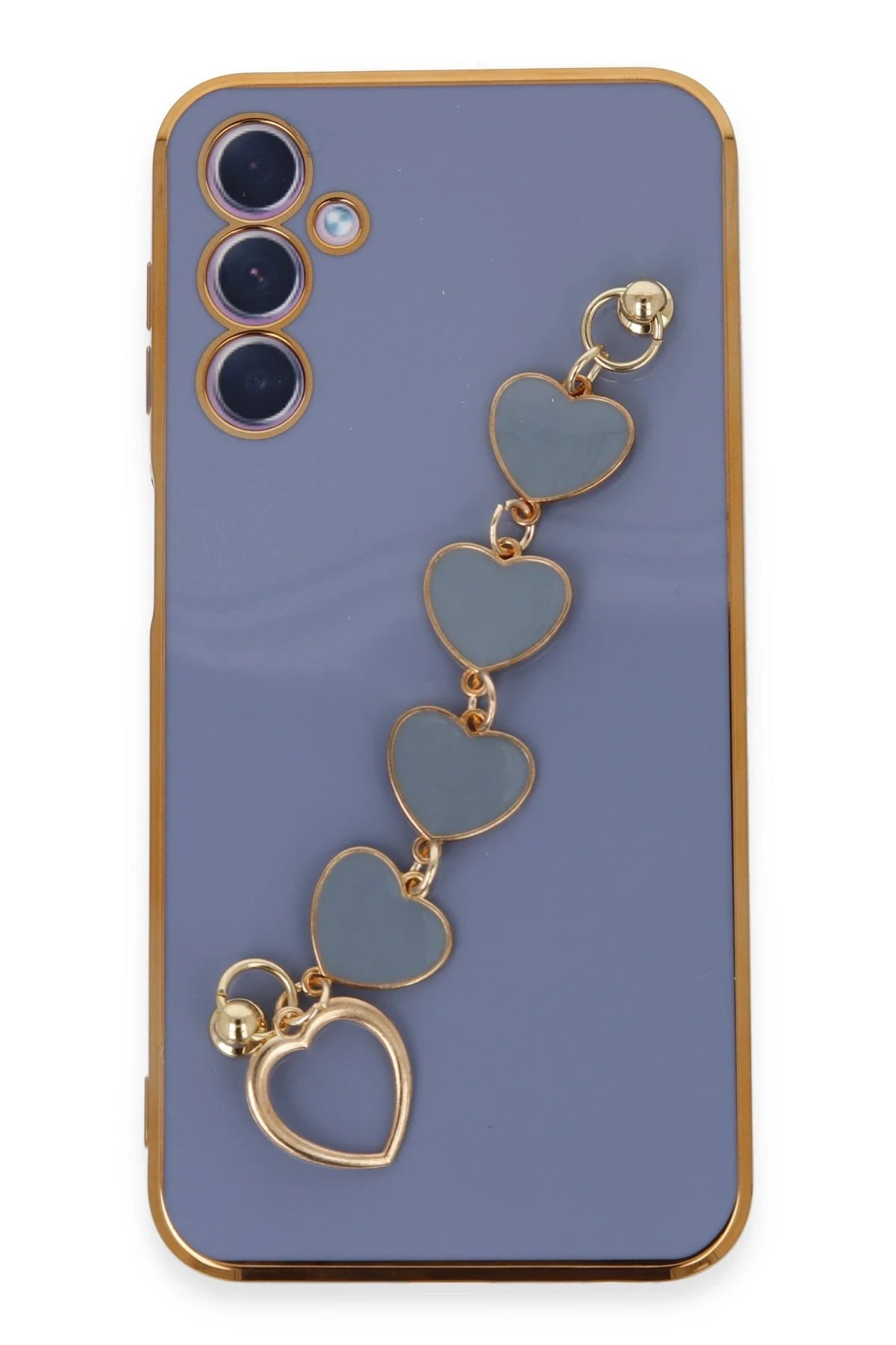 Newface Samsung Galaxy A24 4G Kılıf Esila Silikon - Gri