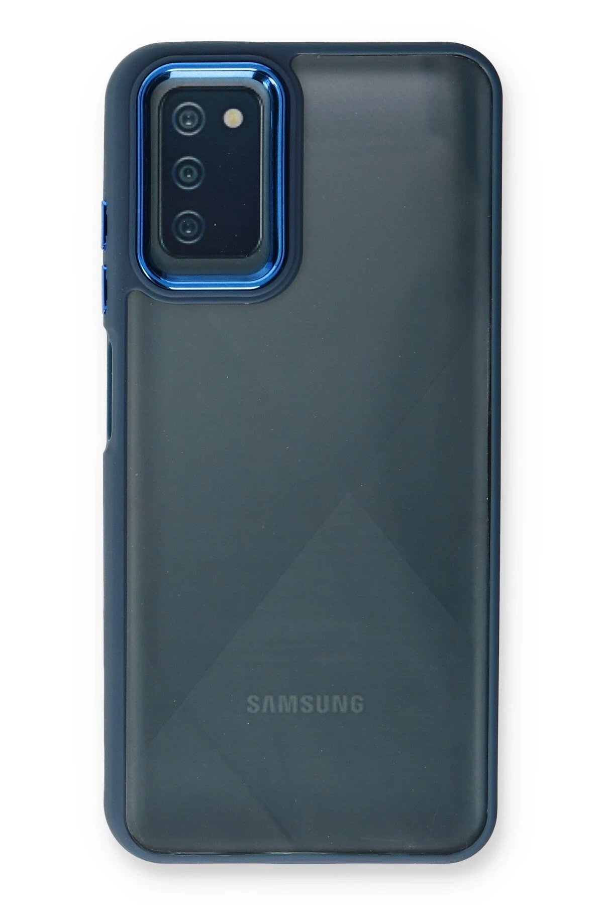 Newface Samsung Galaxy A03S Kılıf Dora Kapak - Mavi