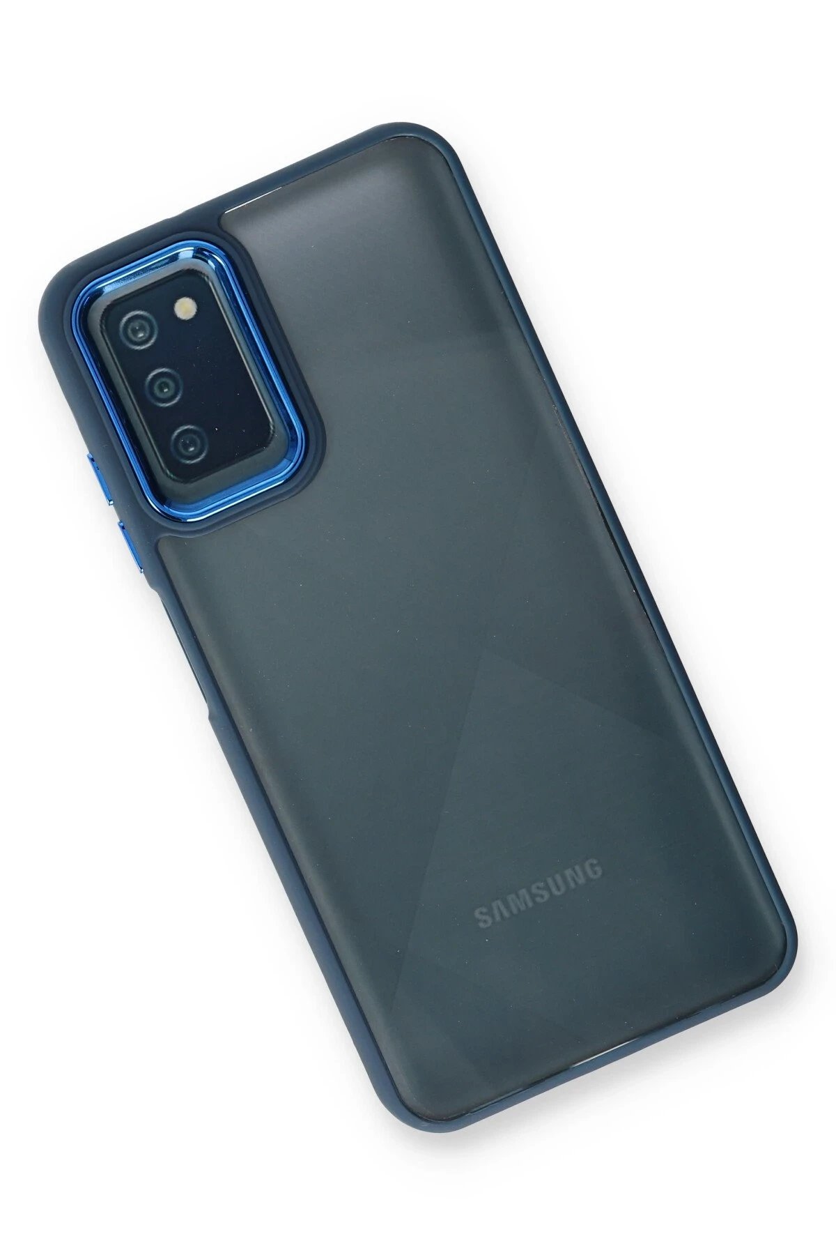 Newface Samsung Galaxy A03S Kılıf Dora Kapak - Mavi