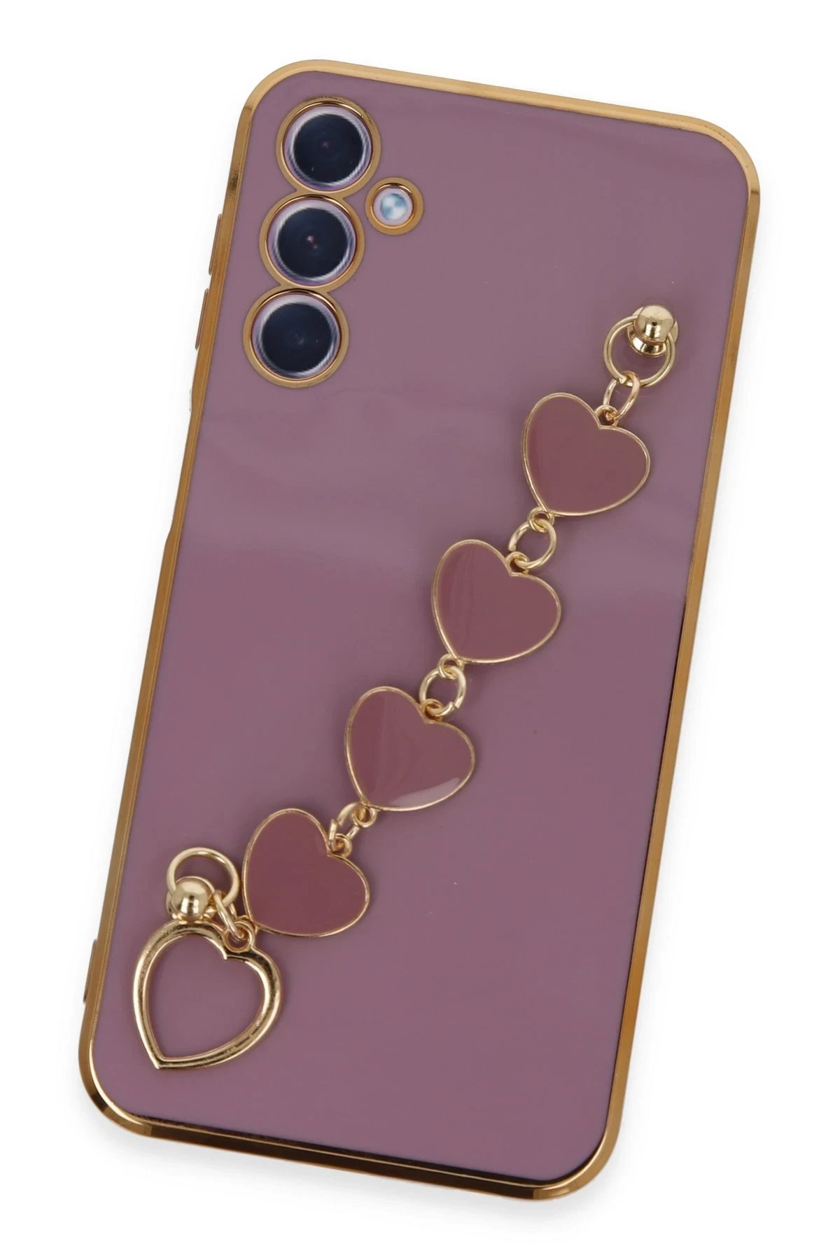 Newface Samsung Galaxy A24 4G Kılıf Esila Silikon - Mor