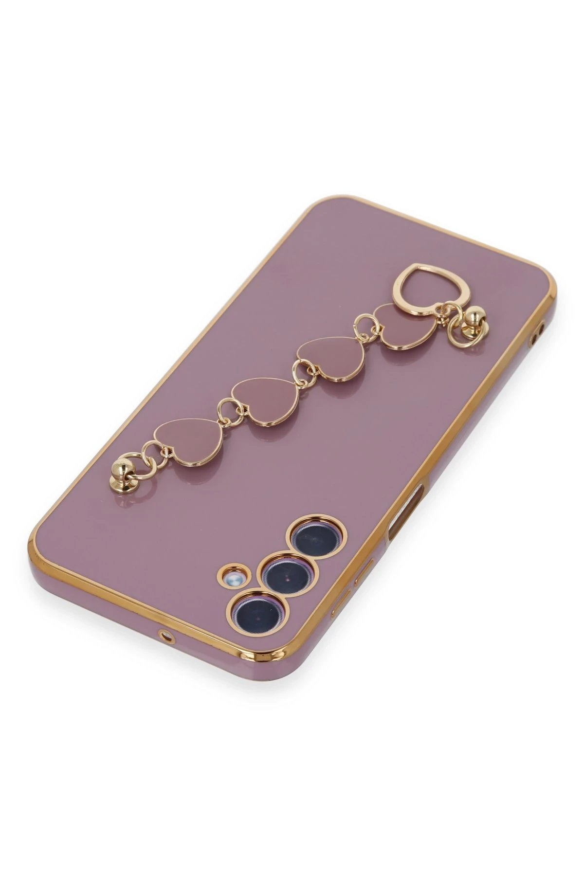 Newface Samsung Galaxy A24 4G Kılıf Esila Silikon - Mor