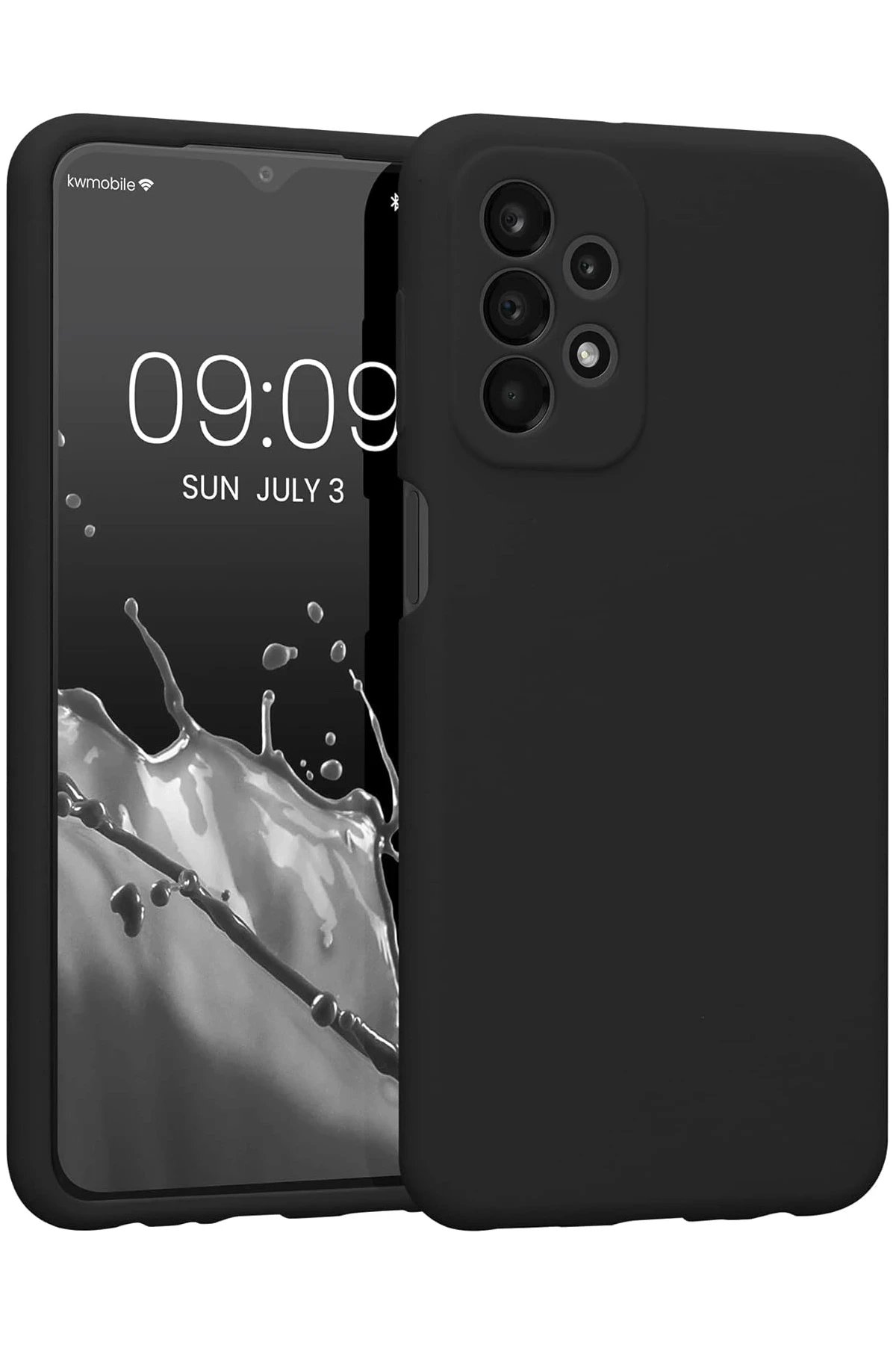 Newface Samsung Galaxy A13 4G Kılıf First Silikon - Siyah