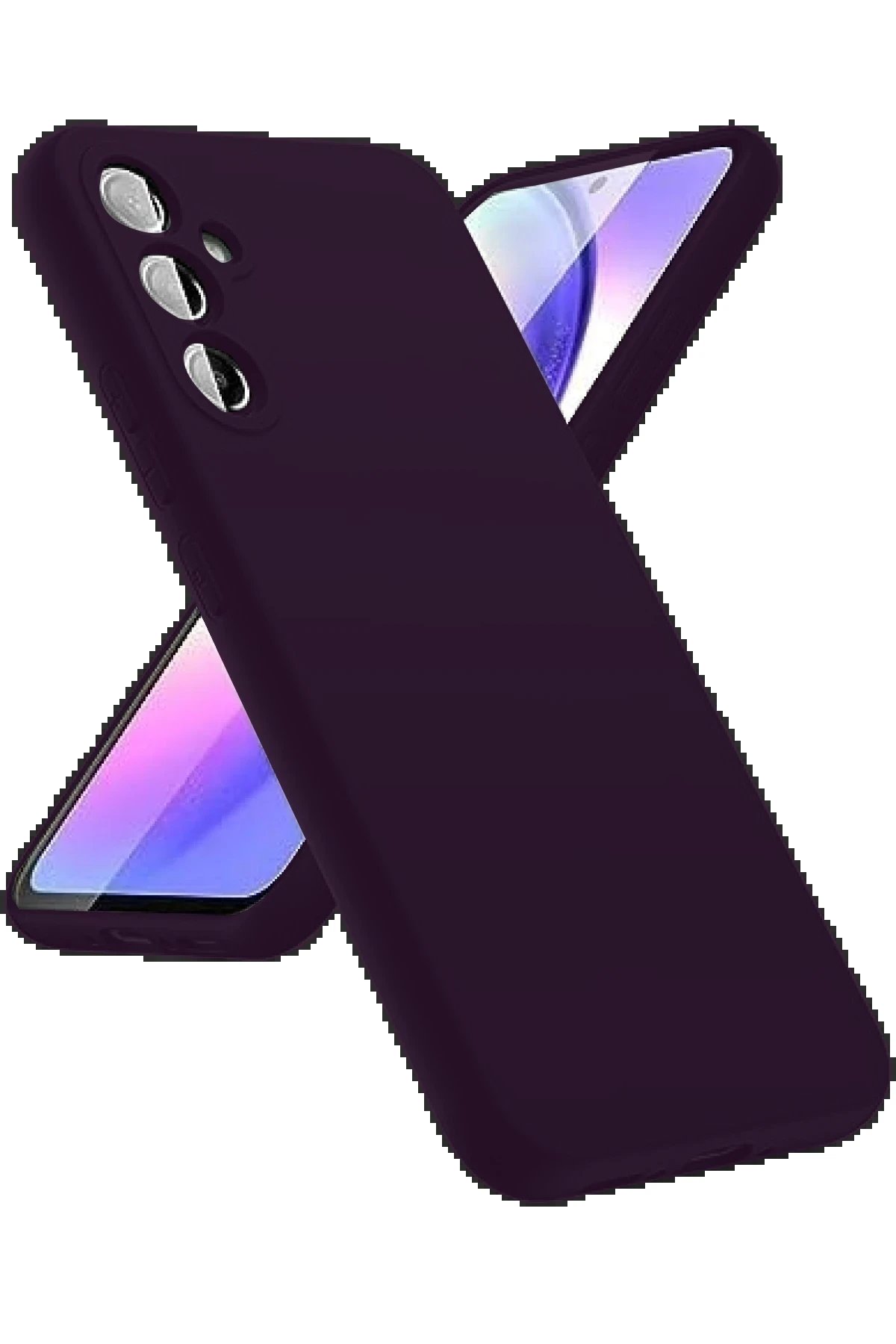 Newface Samsung Galaxy A24 4G Kılıf First Silikon - Mor