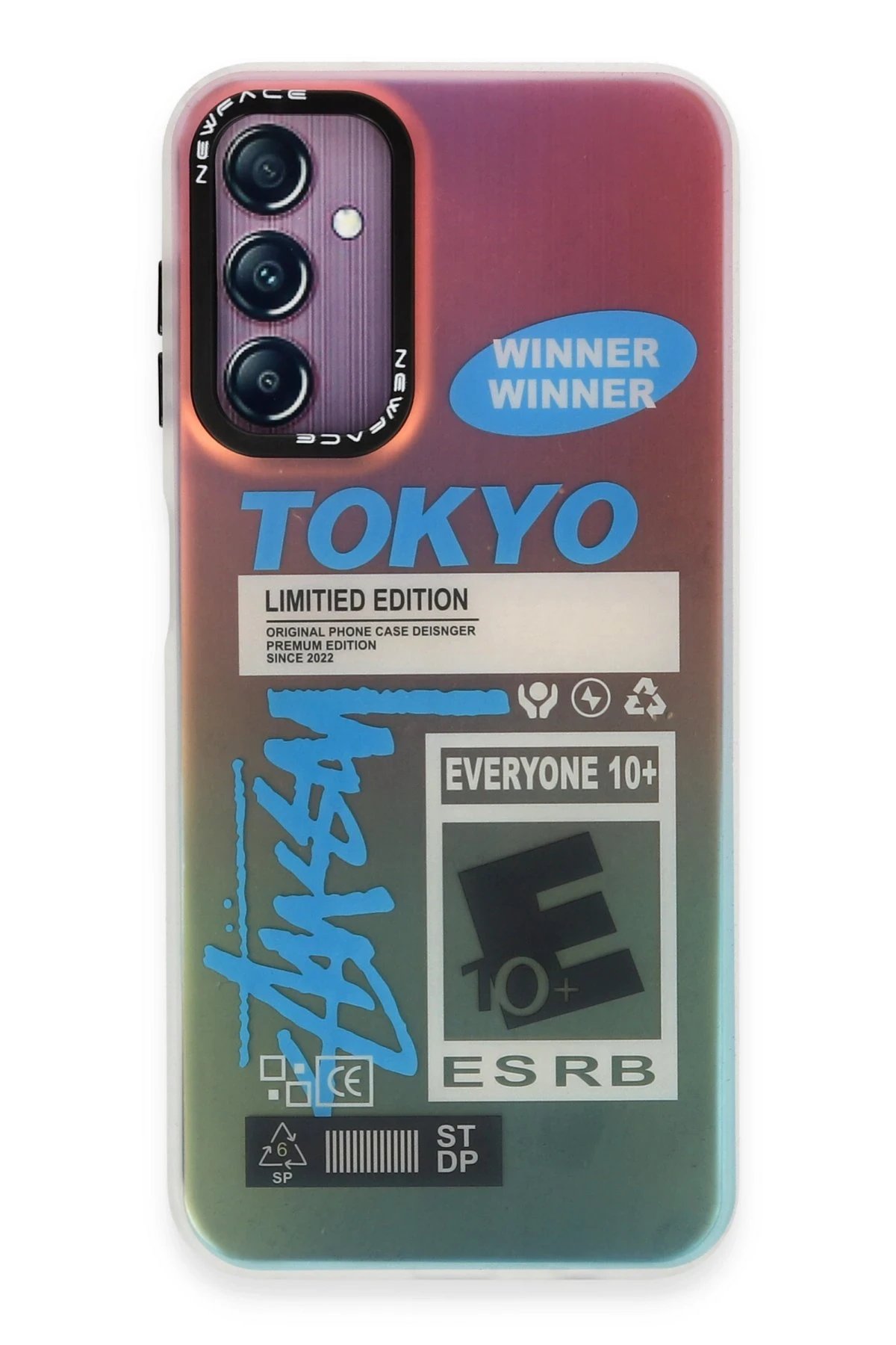 Newface Samsung Galaxy A14 4G Kılıf Estoril Desenli Kapak - Estoril - 1