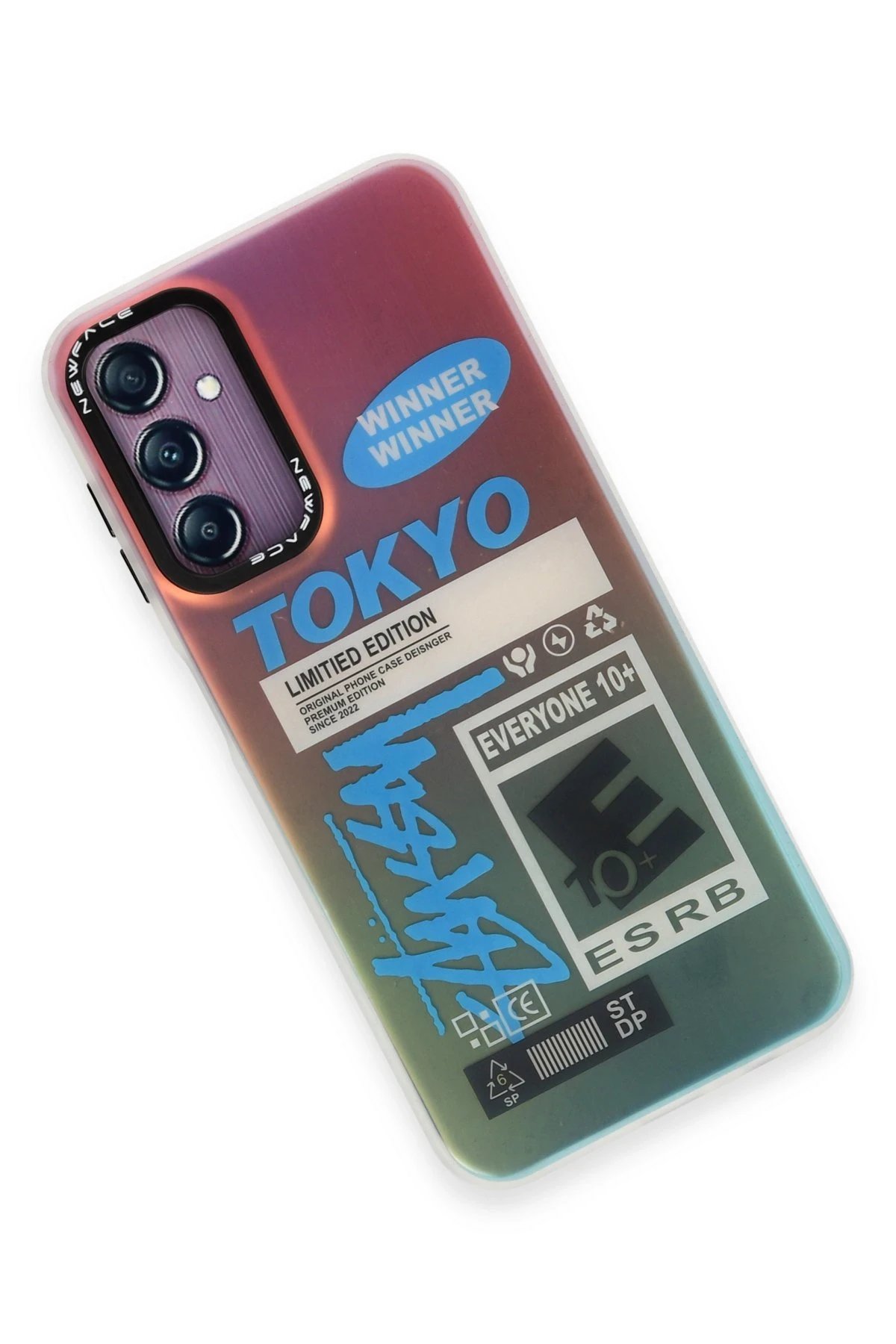 Newface Samsung Galaxy A14 4G Kılıf Estoril Desenli Kapak - Estoril - 1