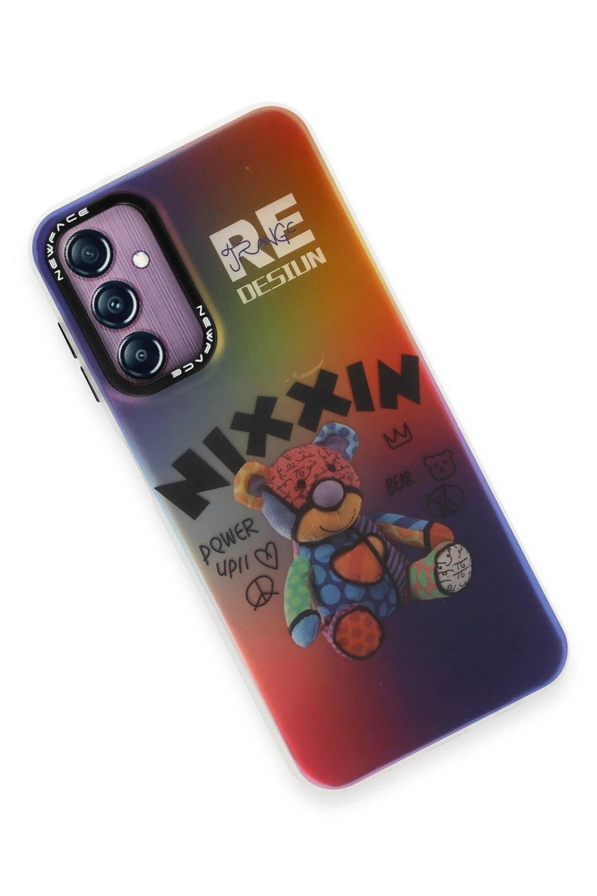 Newface Samsung Galaxy A14 4G Kılıf Estoril Desenli Kapak - Estoril - 11