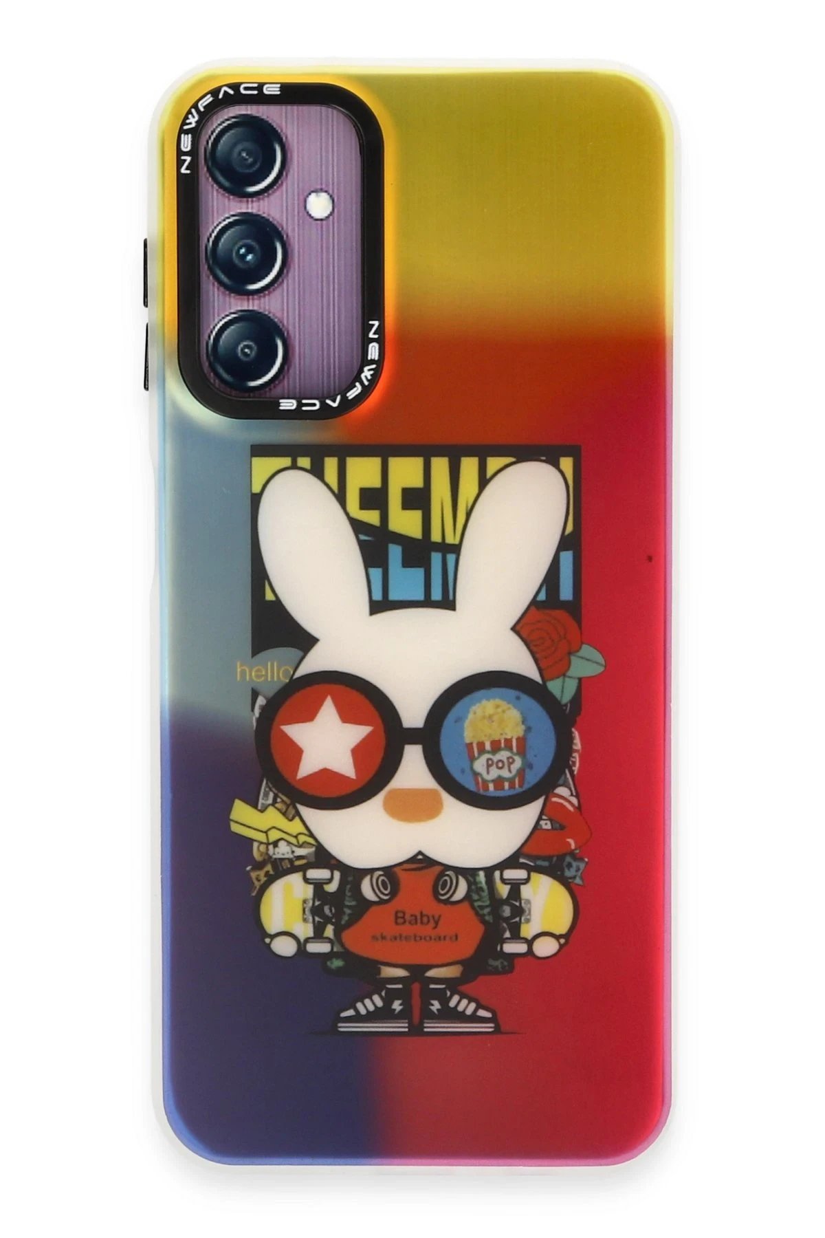 Newface Samsung Galaxy A24 4G Kılıf Estoril Desenli Kapak - Estoril - 10