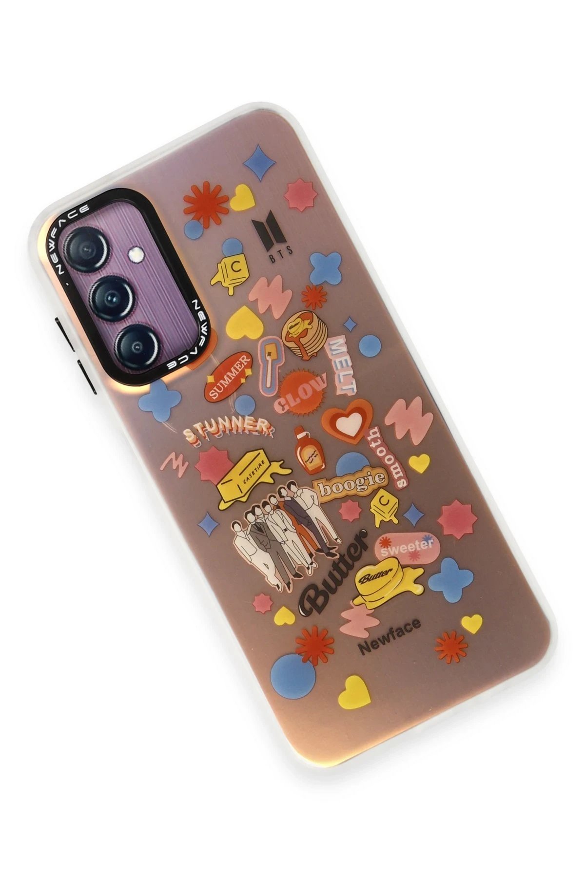 Newface Samsung Galaxy A24 4G Kılıf Estoril Desenli Kapak - Estoril - 16