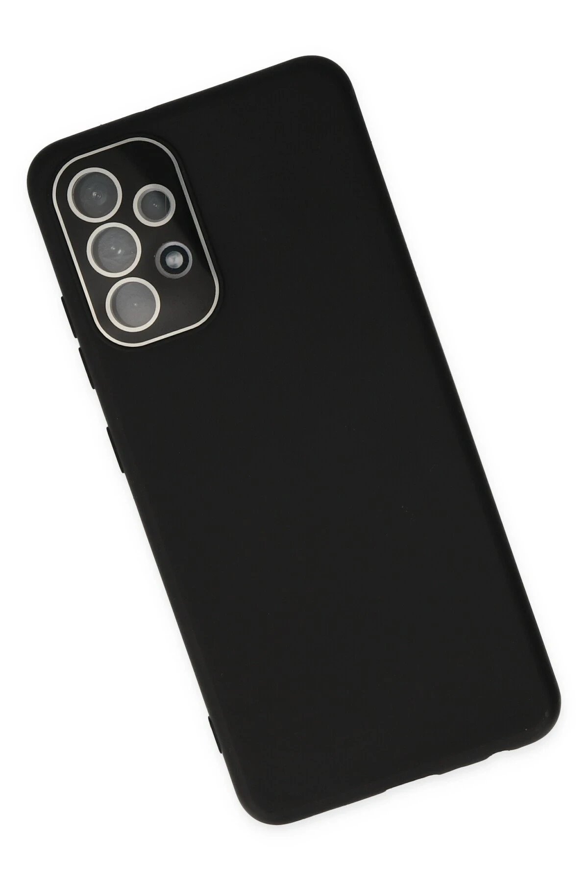 Newface Samsung Galaxy A33 5G Kılıf Lansman Glass Kapak - Siyah