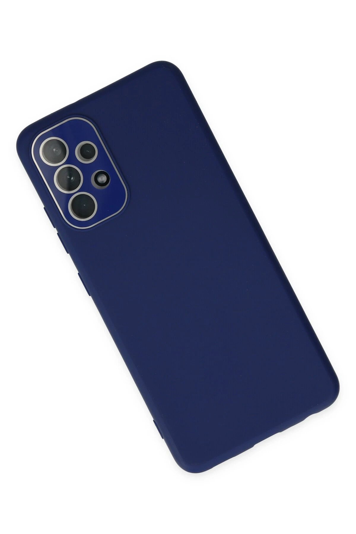 Newface Samsung Galaxy A33 5G Kılıf Lansman Glass Kapak - Sky Blue