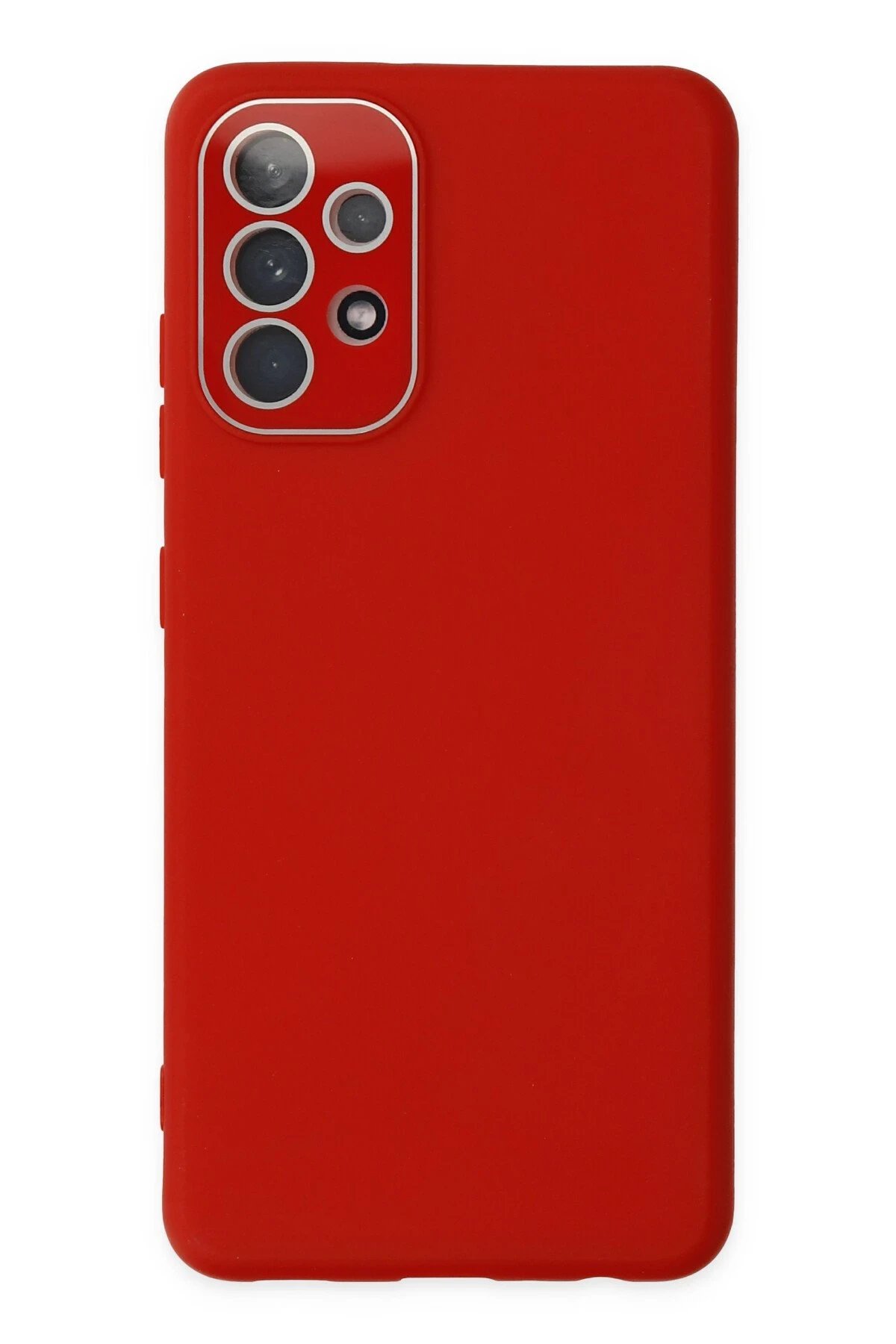 Newface Samsung Galaxy A53 5G Kılıf Lansman Glass Kapak - Kırmızı