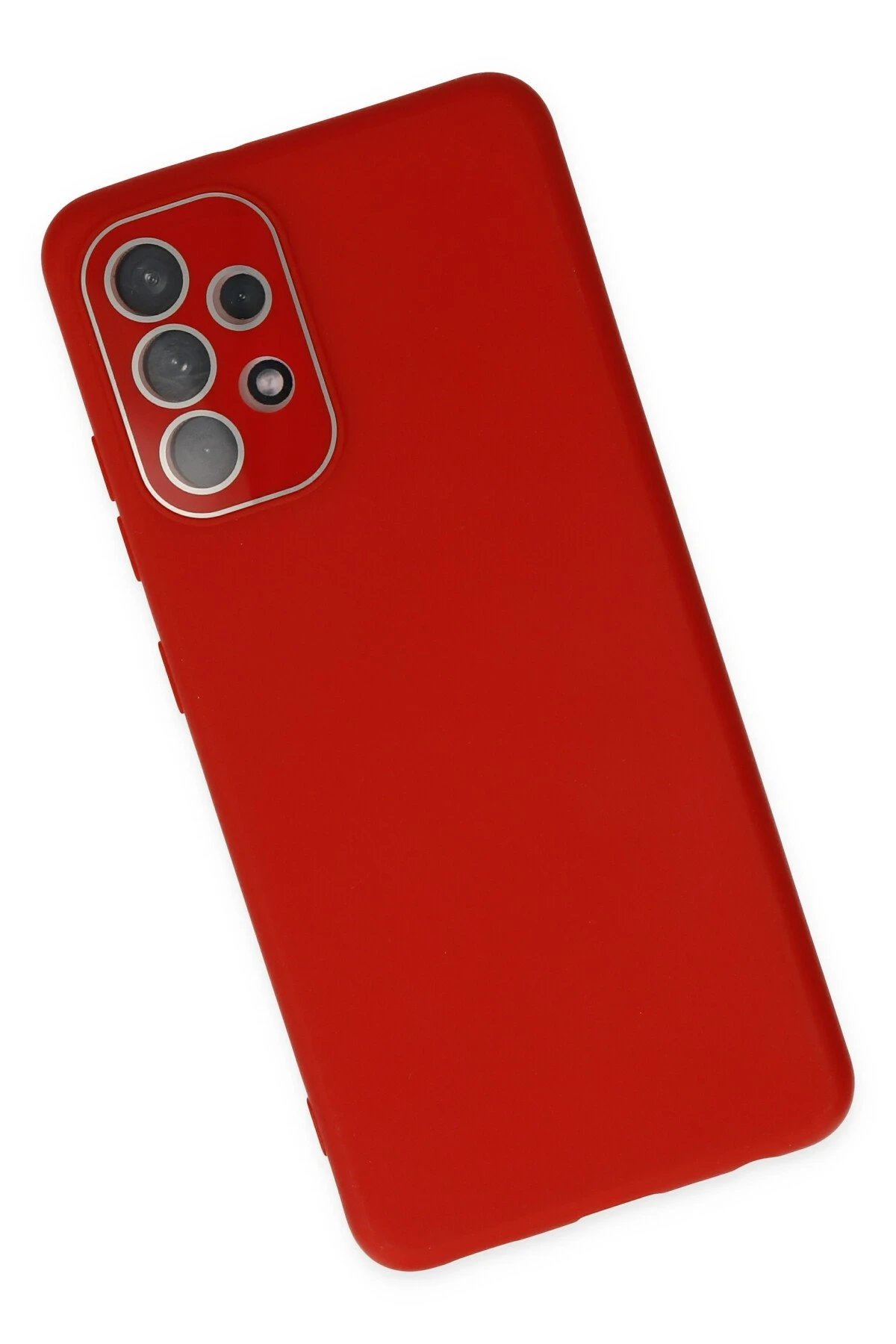 Newface Samsung Galaxy A53 5G Kılıf Lansman Glass Kapak - Kırmızı