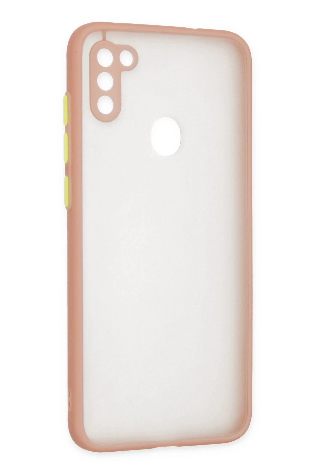 Newface Samsung Galaxy A11 Kılıf Montreal Silikon Kapak - Pembe