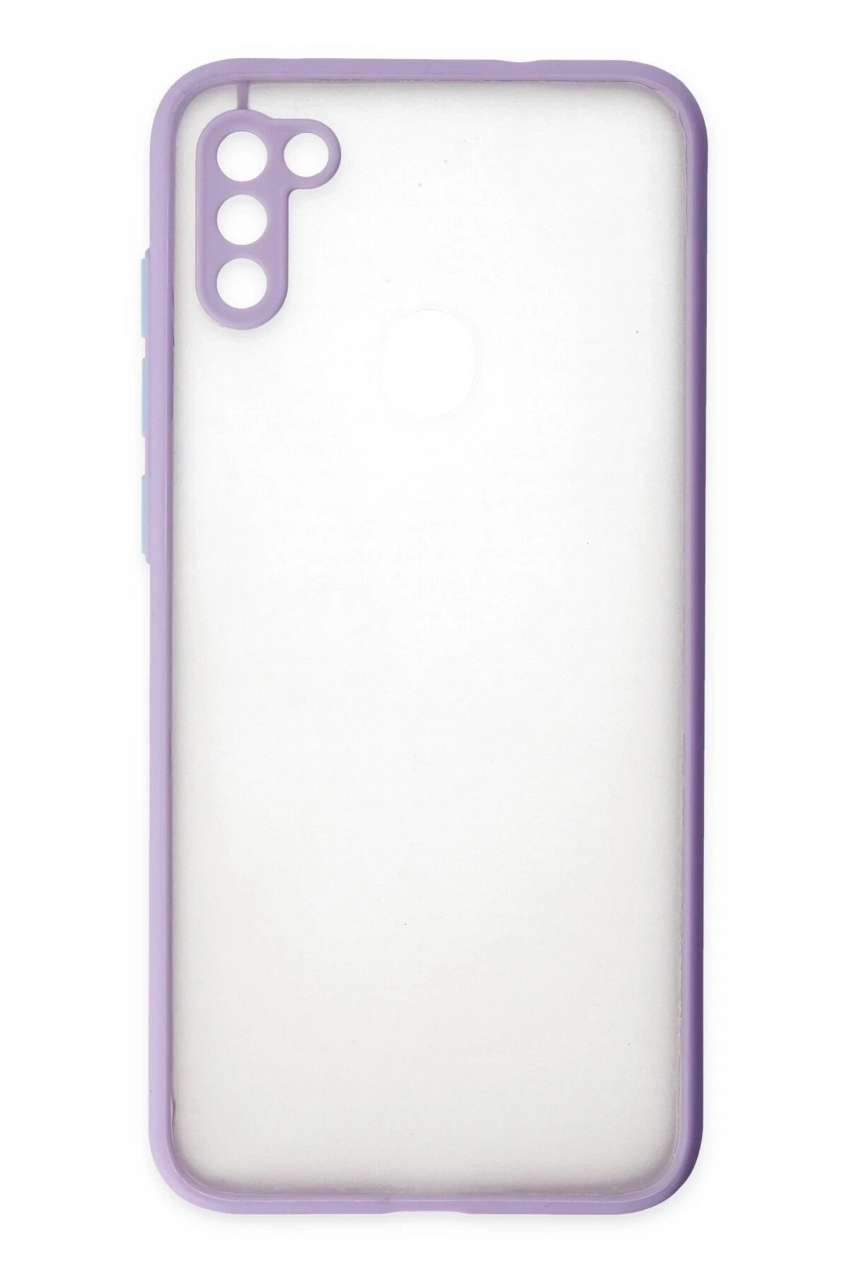 Newface Samsung Galaxy A11 Kılıf Montreal Silikon Kapak - Mor