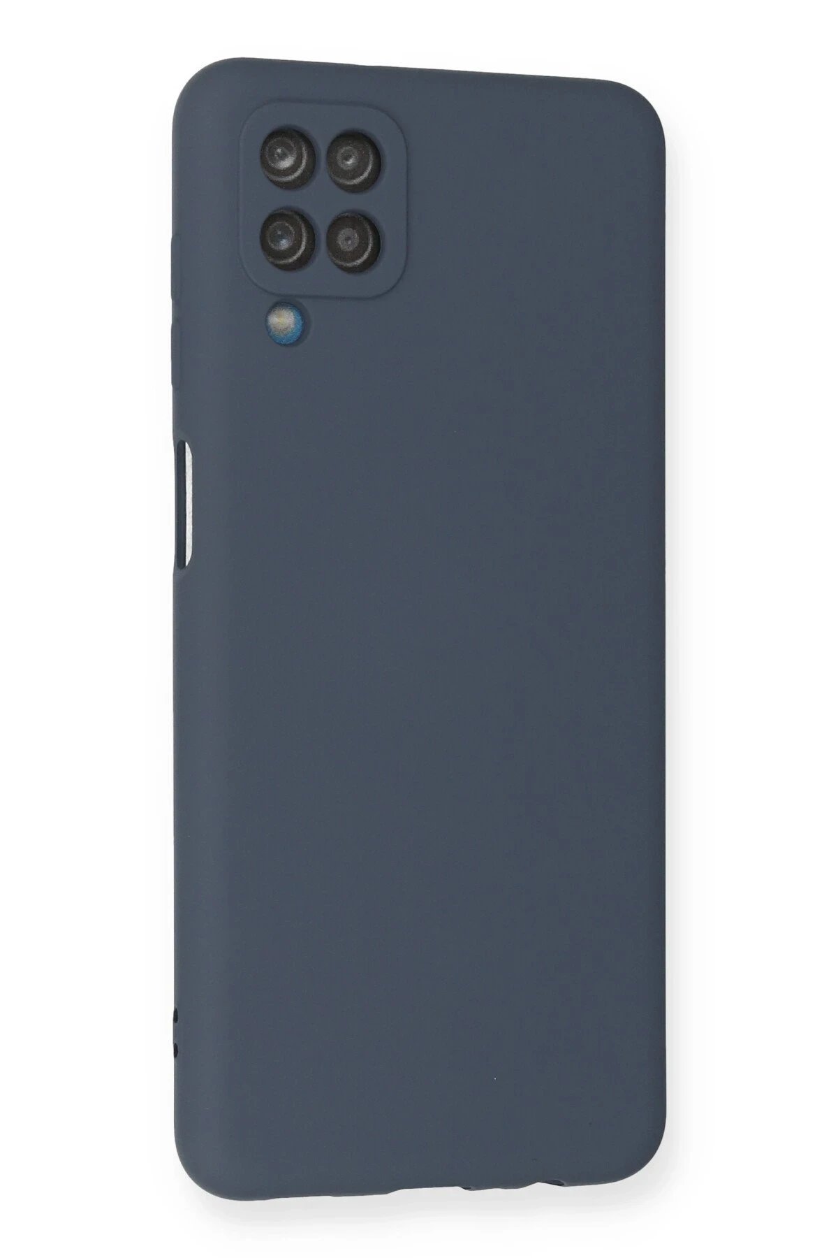 Newface Samsung Galaxy A12 Kılıf Nano içi Kadife Silikon - Gri