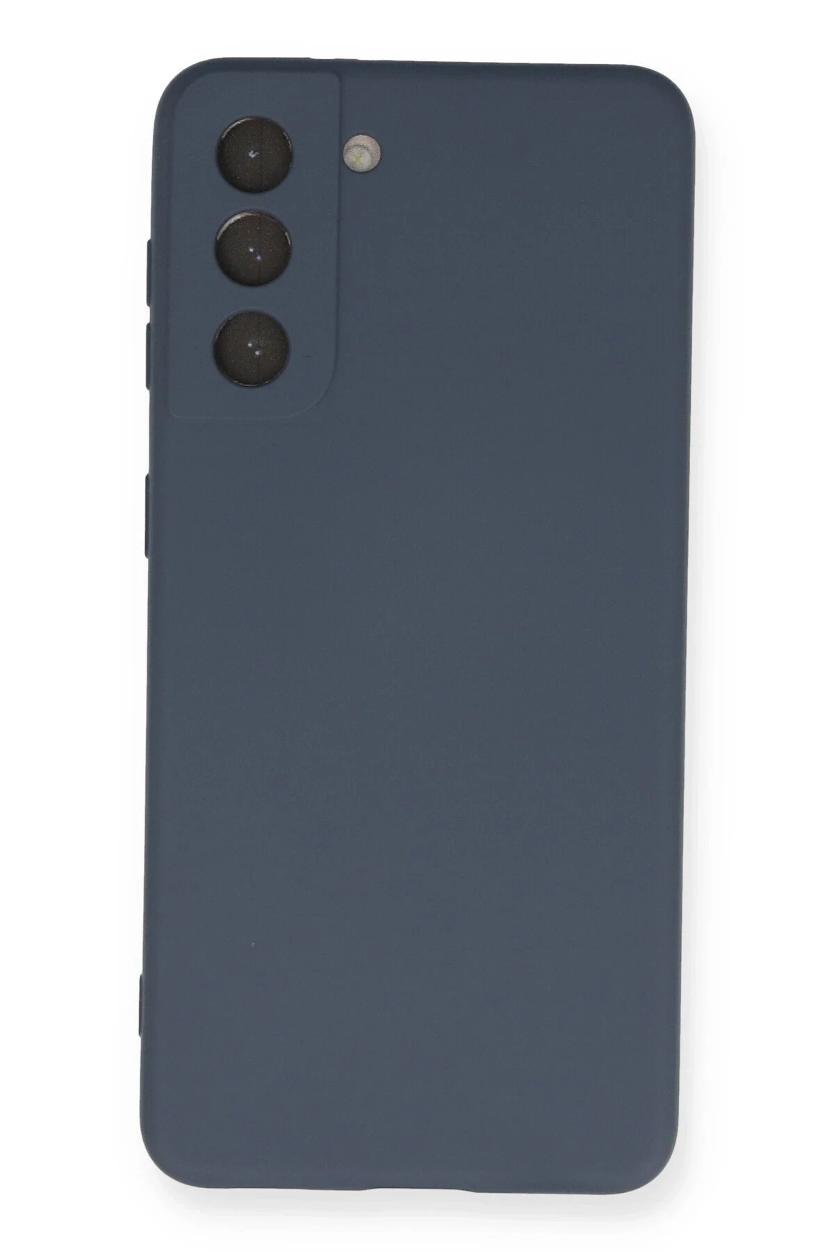 Newface Samsung Galaxy S21 Kılıf Nano içi Kadife Silikon - Gri