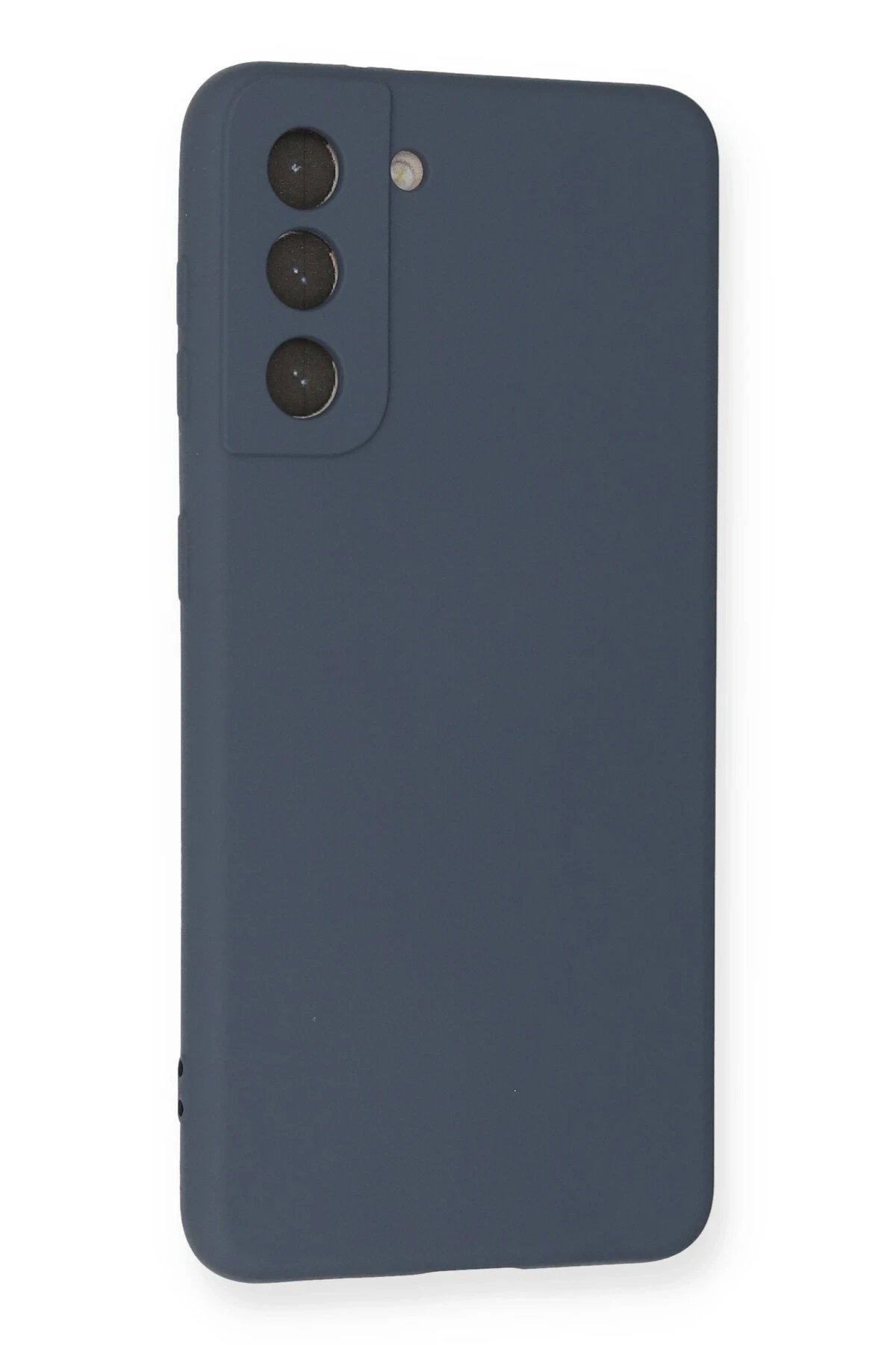 Newface Samsung Galaxy S21 Kılıf Nano içi Kadife Silikon - Gri