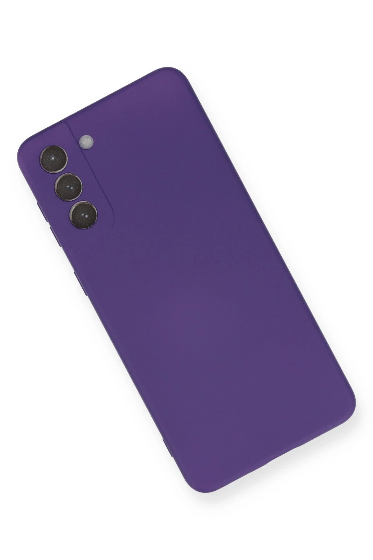 Newface Samsung Galaxy S21 Plus Kılıf Nano içi Kadife Silikon - Mor