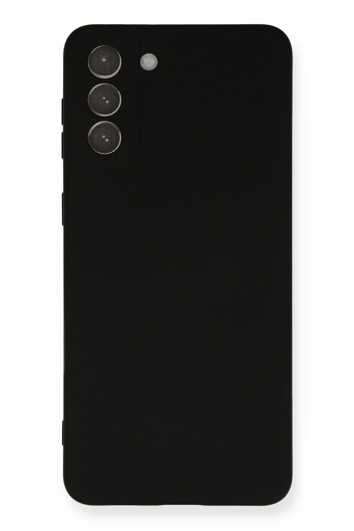 Newface Samsung Galaxy S21 Plus Kılıf Nano içi Kadife Silikon - Siyah