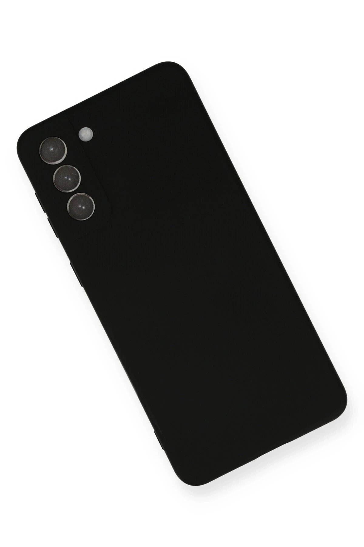 Newface Samsung Galaxy S21 Plus Kılıf Nano içi Kadife Silikon - Siyah