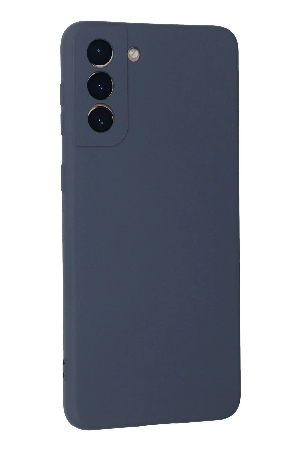 Newface Samsung Galaxy S21 Plus Kılıf Nano içi Kadife Silikon - Gri