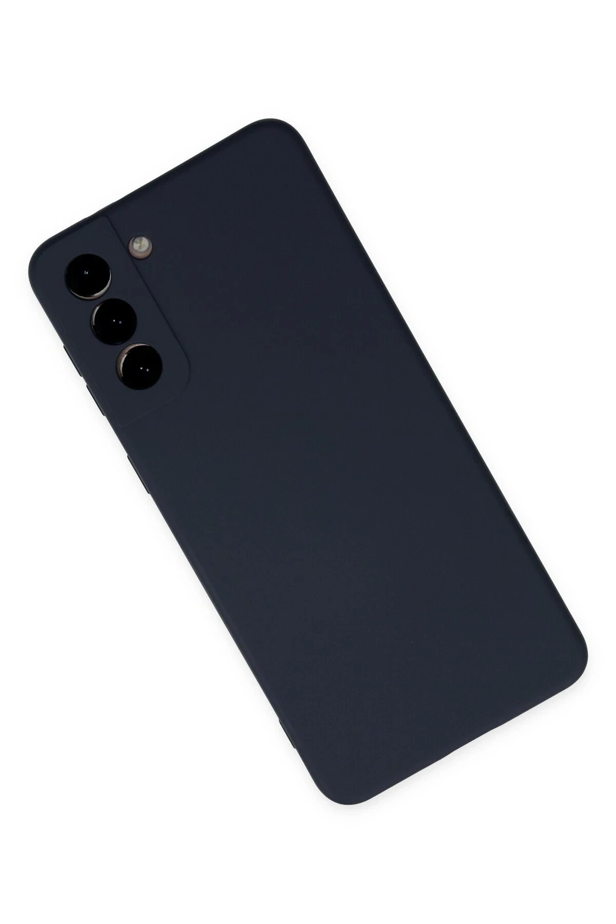 Newface Samsung Galaxy S21 Plus Kılıf Nano içi Kadife Silikon - Lacivert