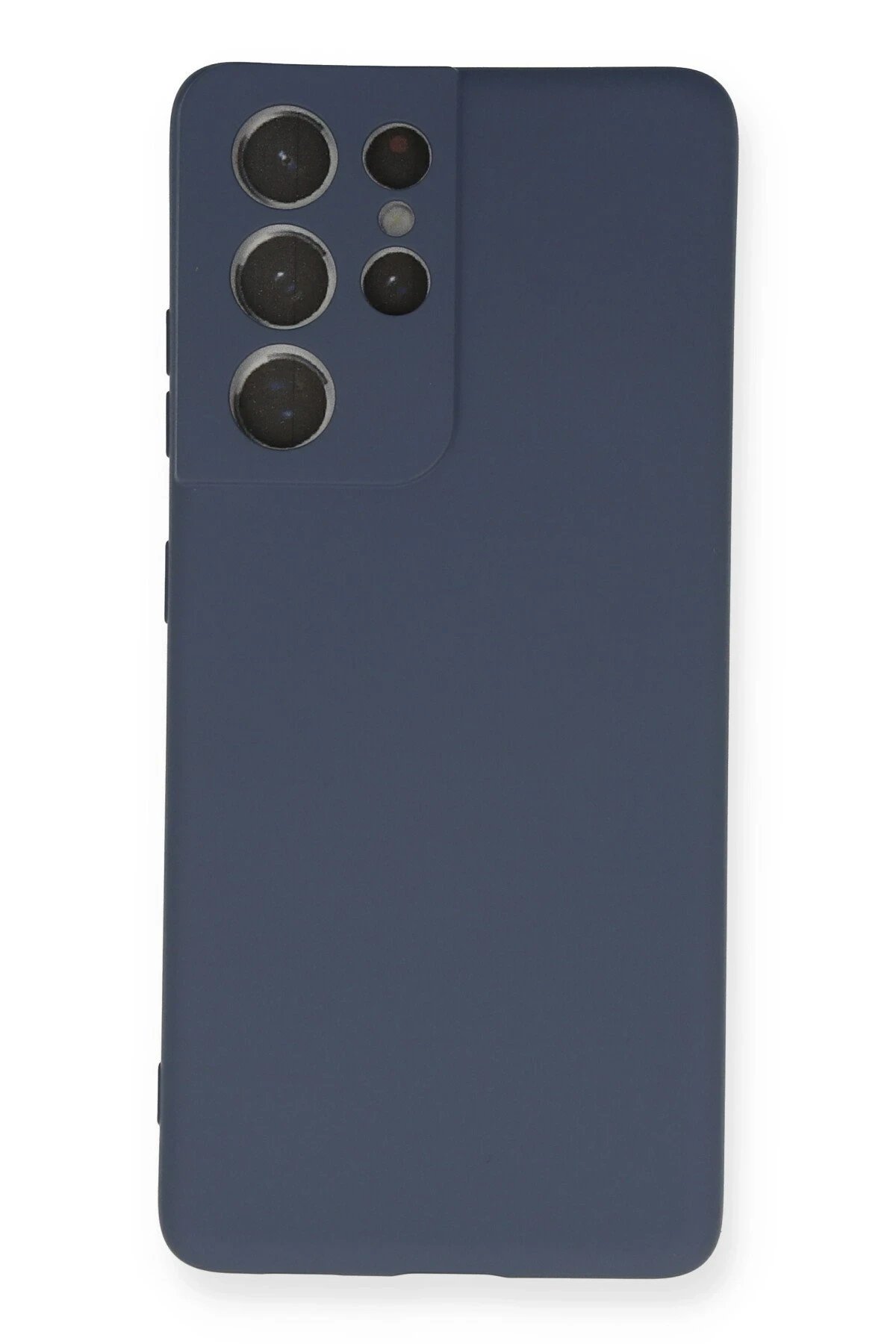 Newface Samsung Galaxy S21 Ultra Kılıf Nano içi Kadife Silikon - Gri