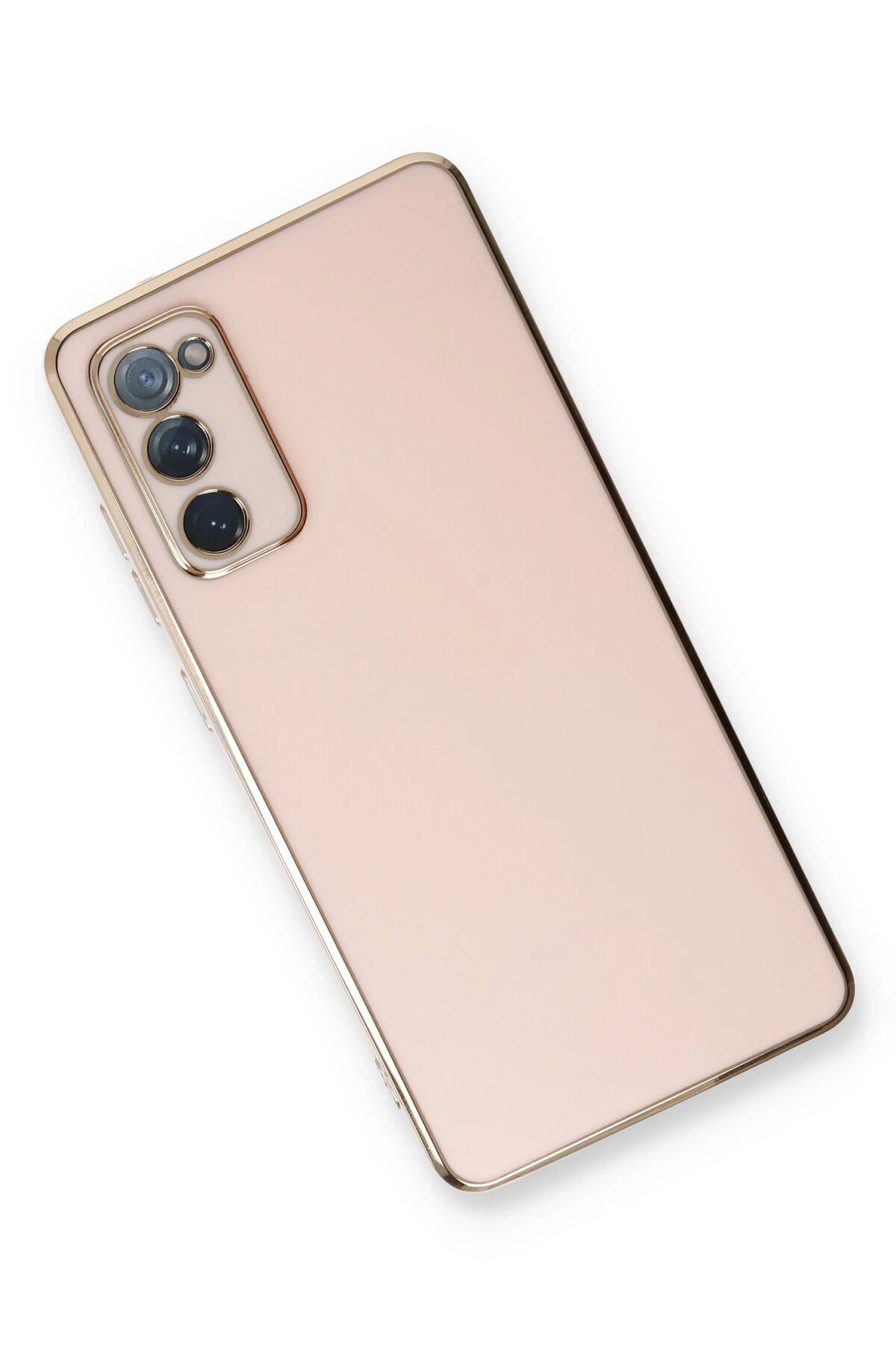 Newface Samsung Galaxy S20 FE Kılıf Volet Silikon - Pembe