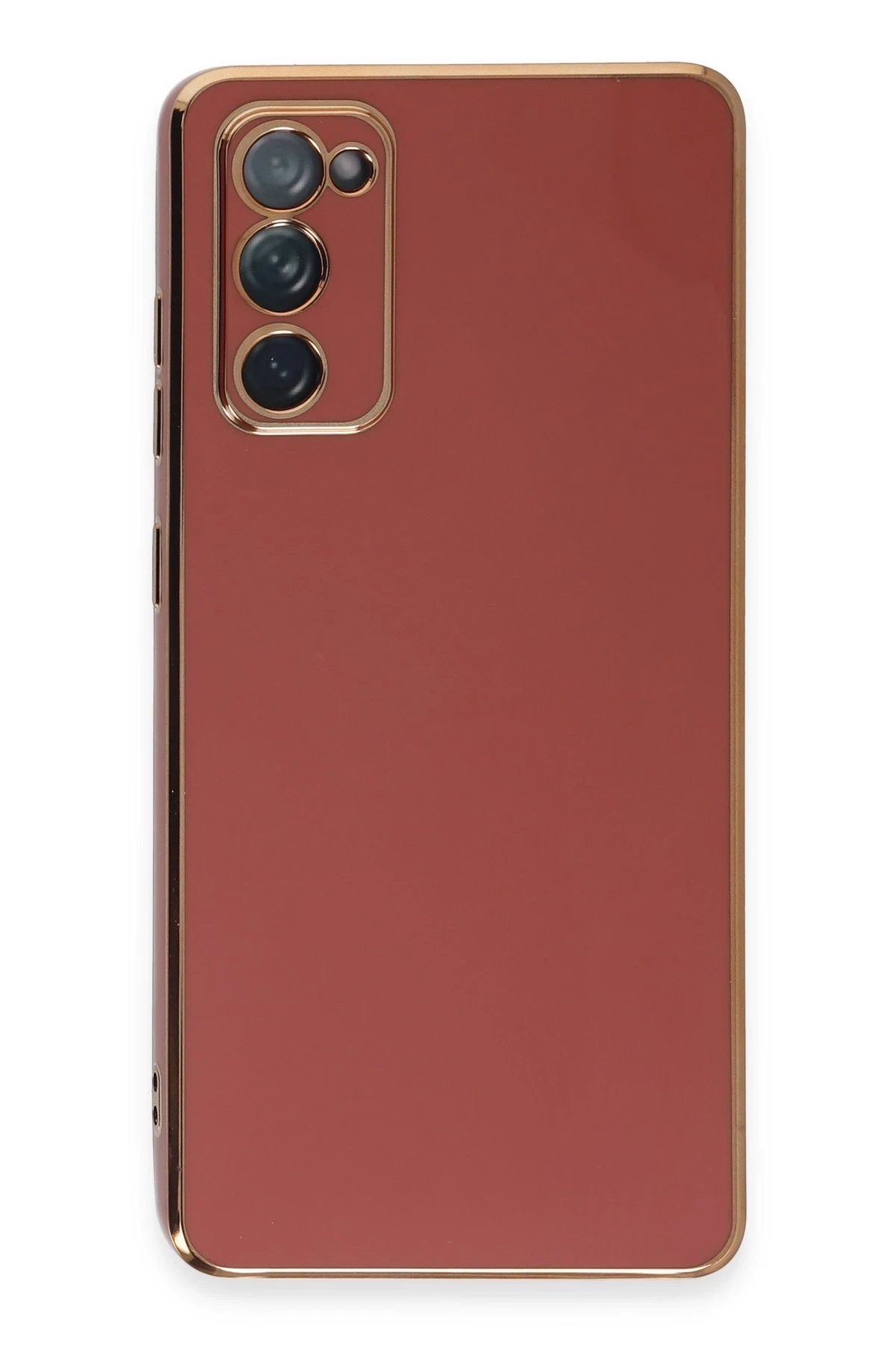 Newface Samsung Galaxy S20 FE Kılıf Volet Silikon - Kırmızı