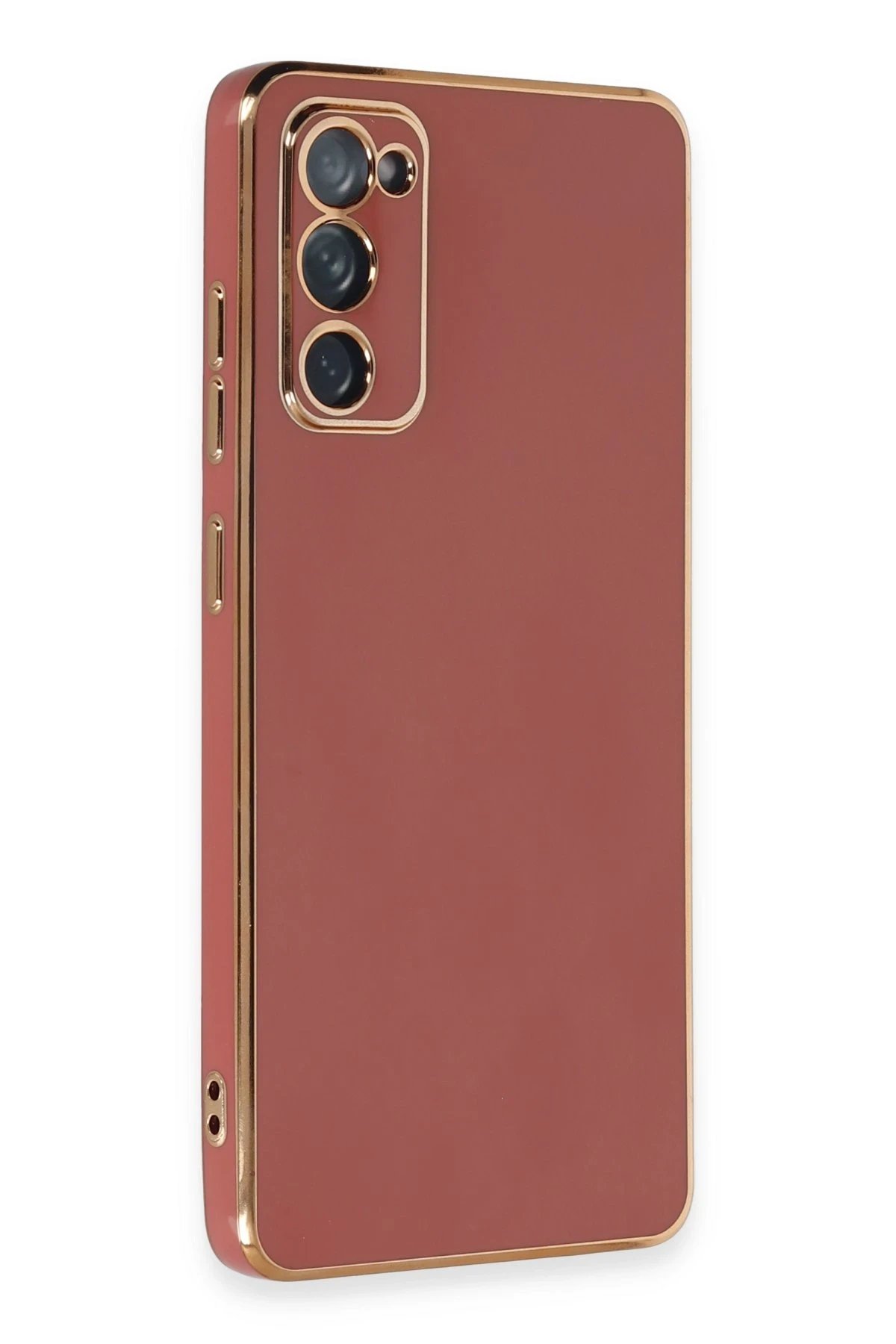 Newface Samsung Galaxy S20 FE Kılıf Volet Silikon - Kırmızı