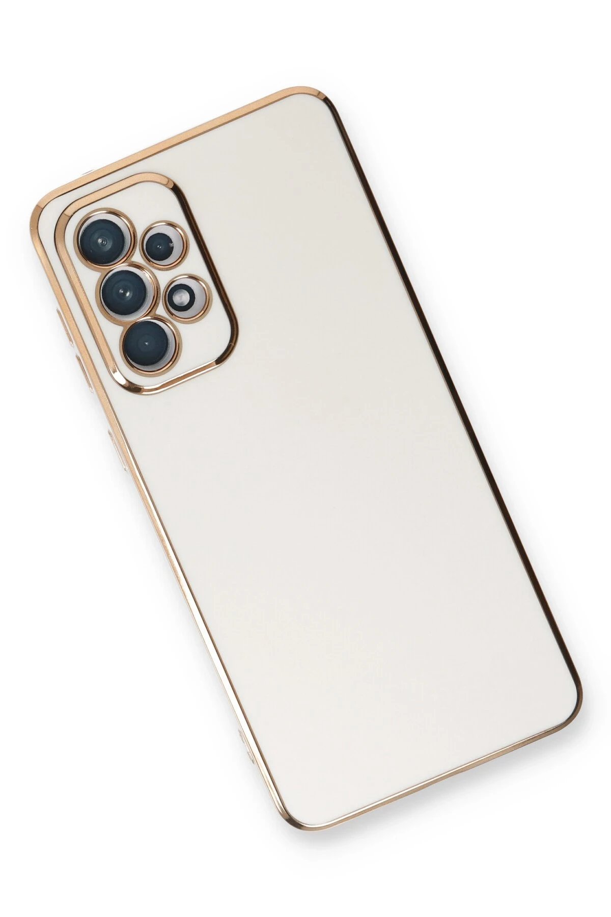 Newface Samsung Galaxy A33 5G Kılıf Volet Silikon - Beyaz