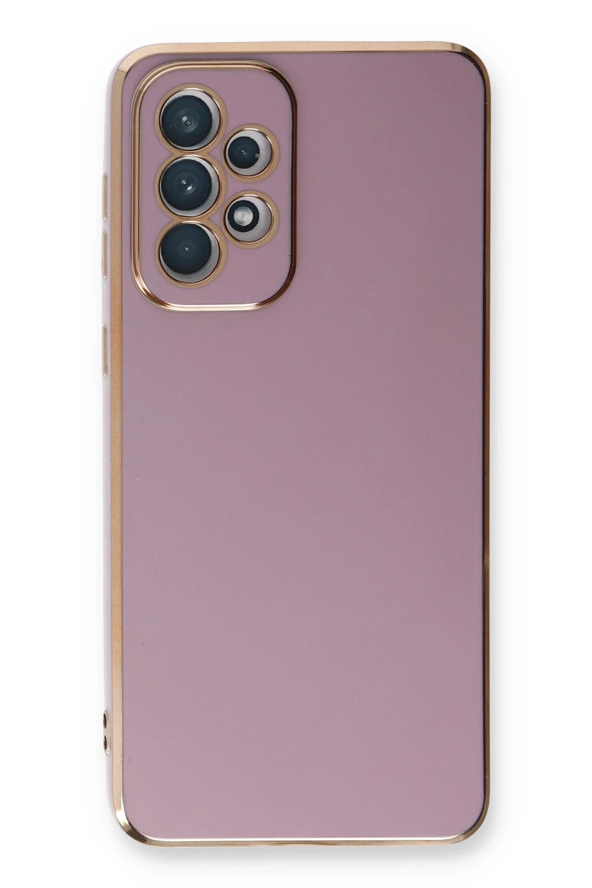 Newface Samsung Galaxy A33 5G Kılıf Volet Silikon - Mor