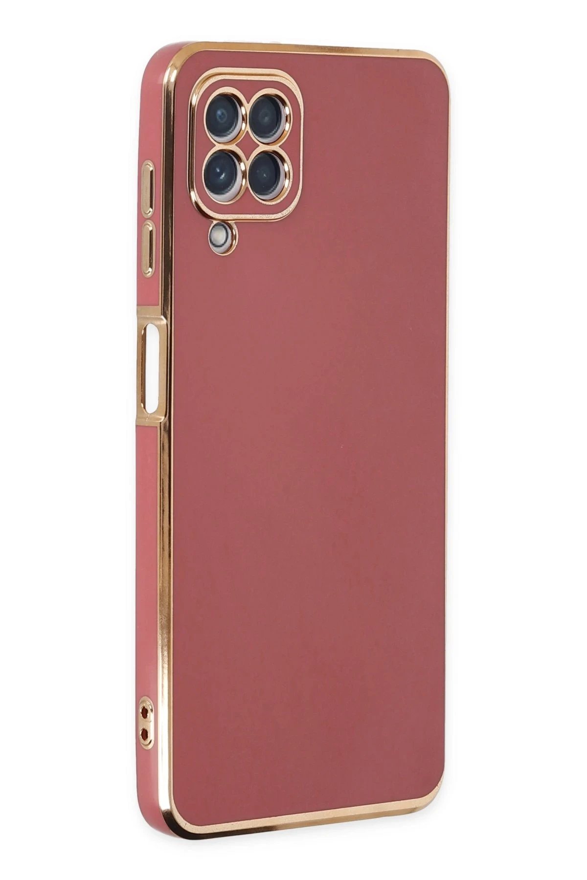 Newface Samsung Galaxy A22 Kılıf Volet Silikon - Kırmızı