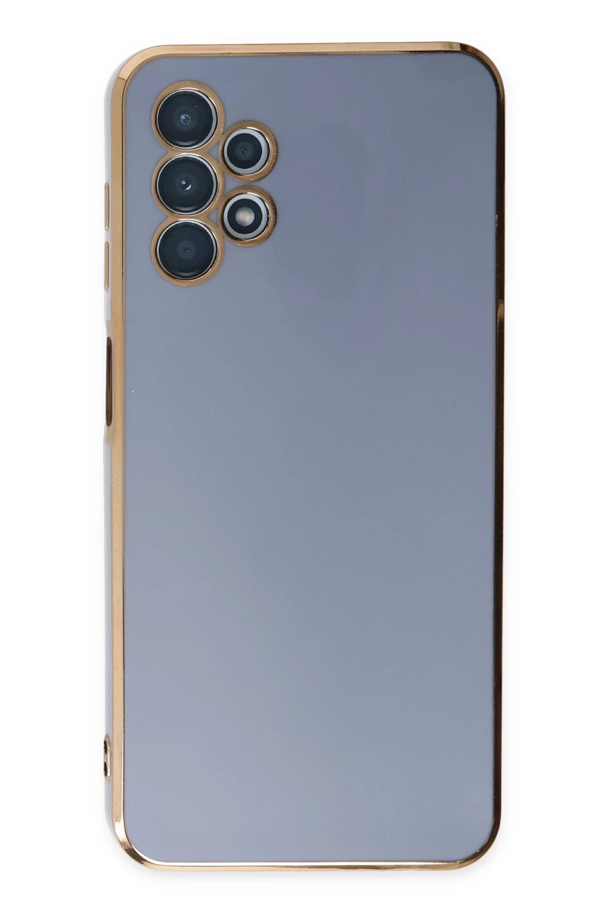 Newface Samsung Galaxy A13 4G Kılıf Volet Silikon - Mavi